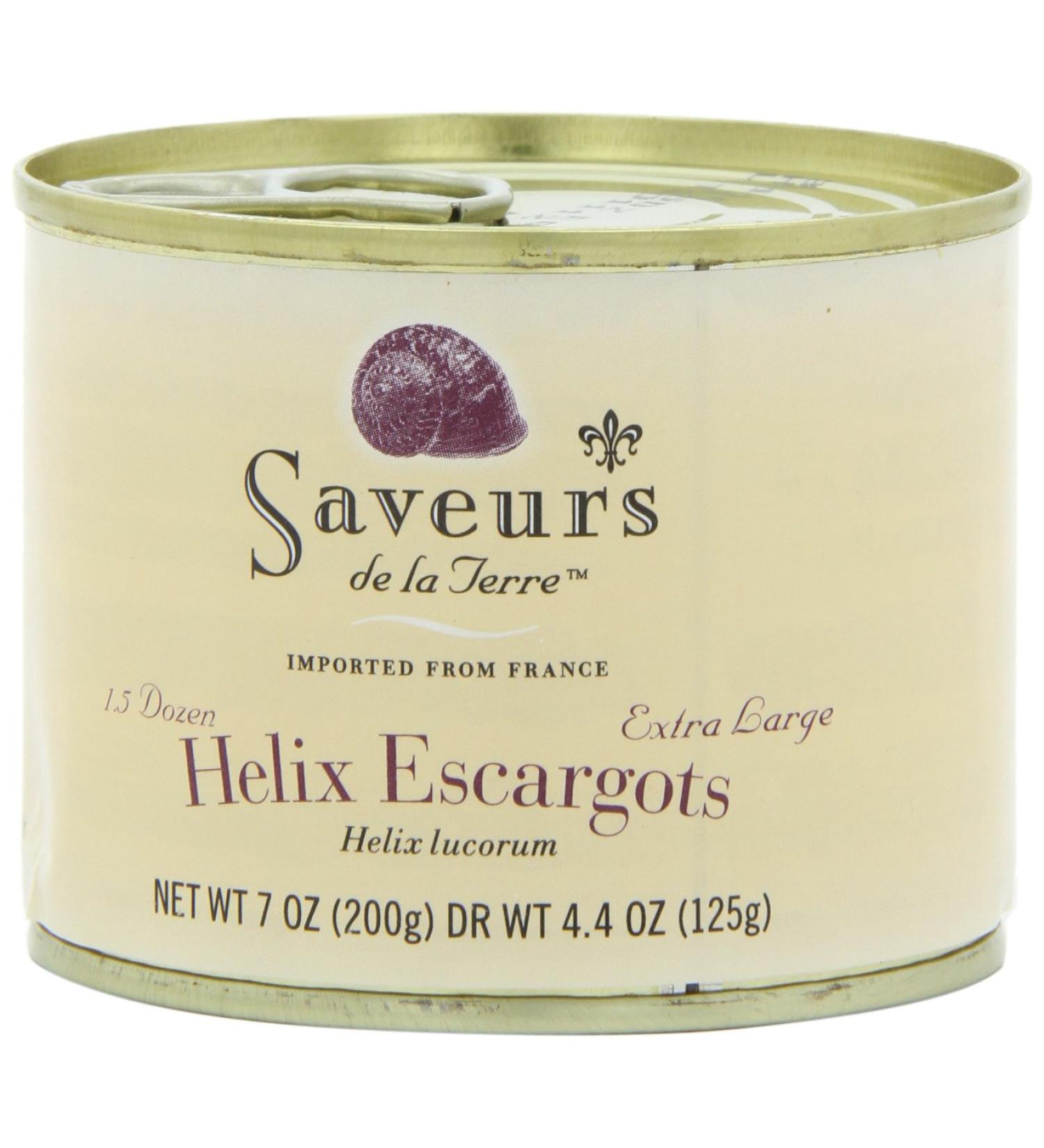 Saveurs Helix Escargot 1.5 Dozen | Net WT 7 oz 7 Ounce XL Pack of 3 - Buy Online on SooperMarket.com
