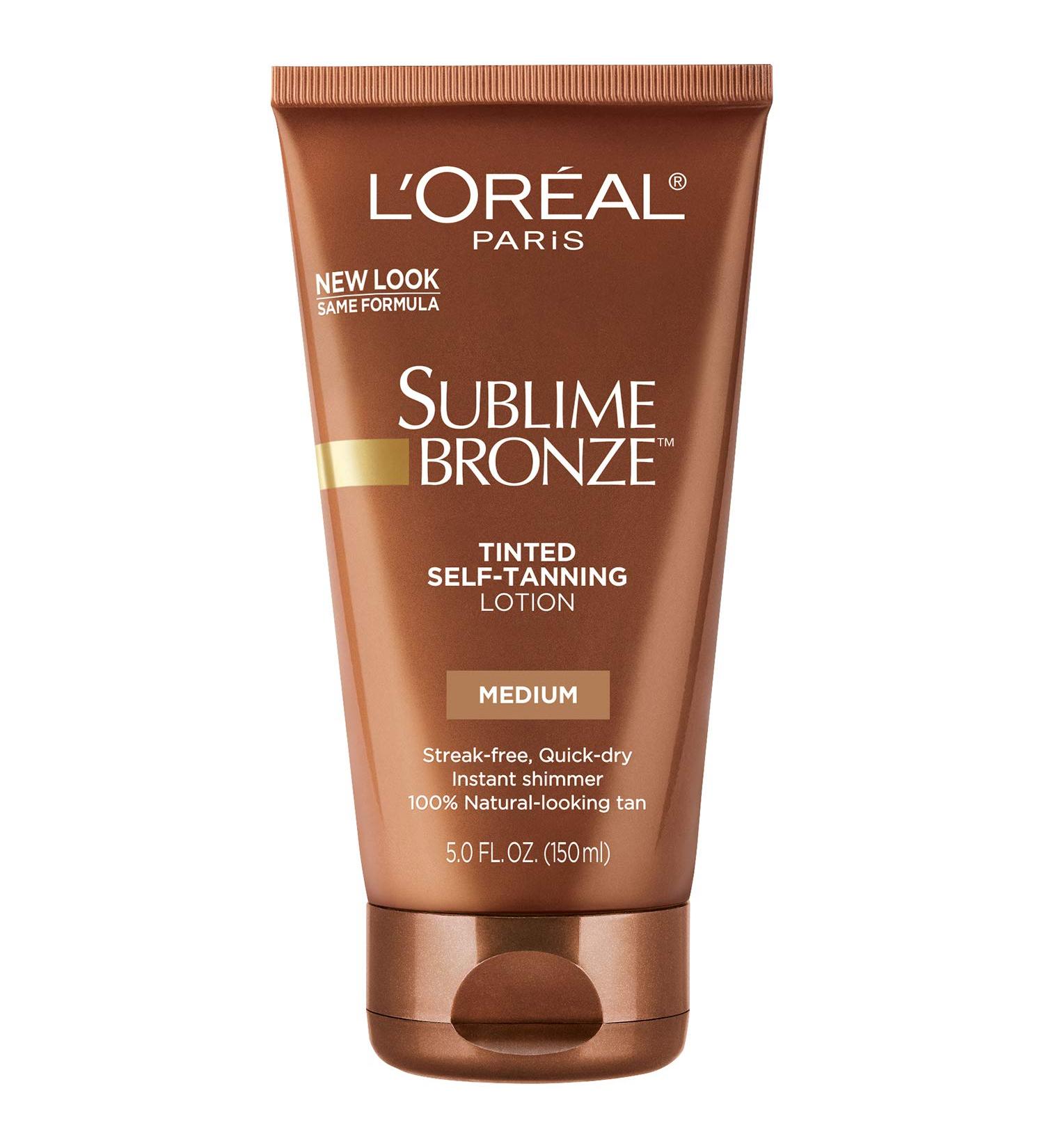 L'Oreal Paris Sublime Bronze Tinted Self-Tanning Lotion - Medium Natural Tan  5 fl. oz. - Buy Online on SooperMarket.com