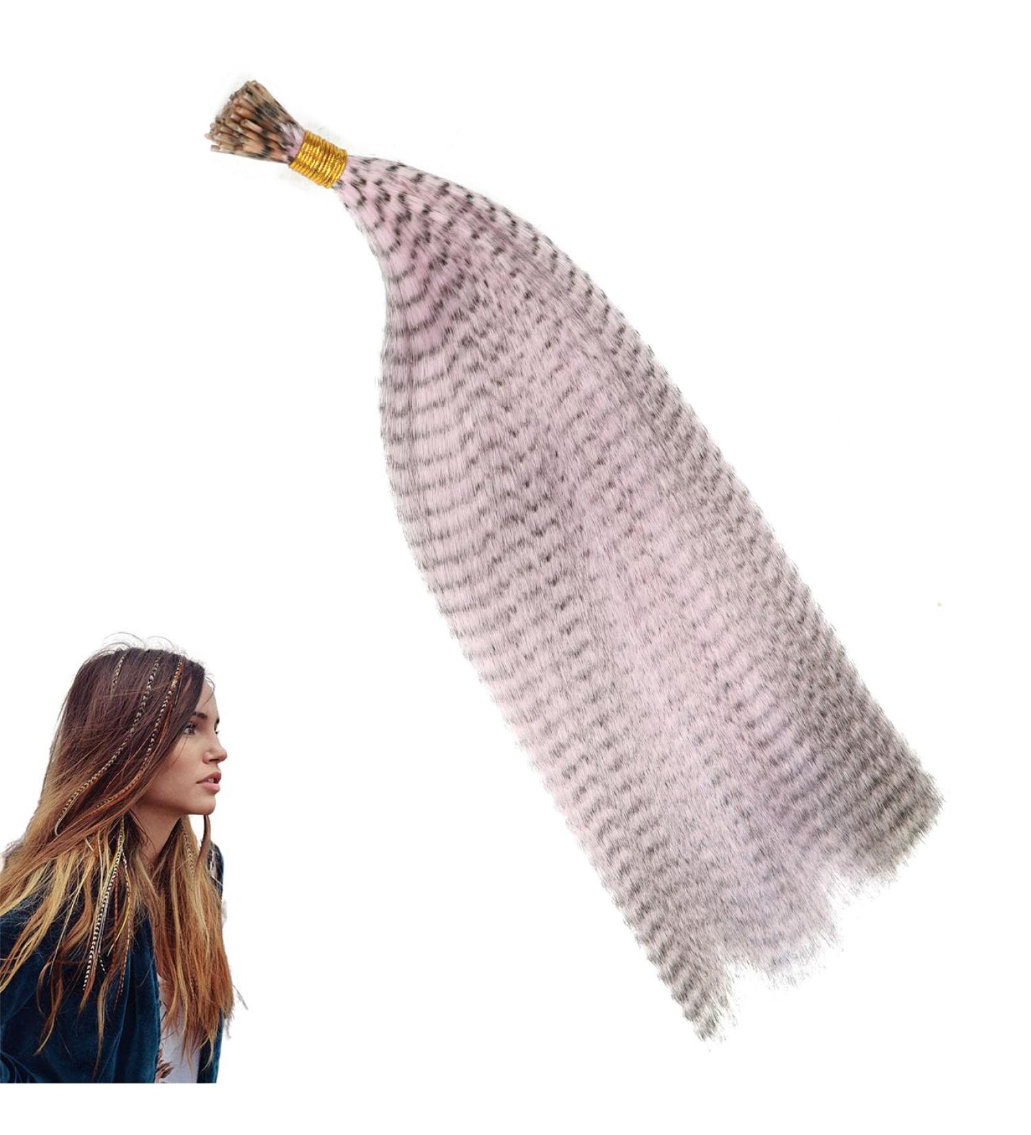 Prinfantasy 16 inch Feather Hair Extension for Cosplay & Halloween Costume - BZ251 - Buy Online on SooperMarket.com