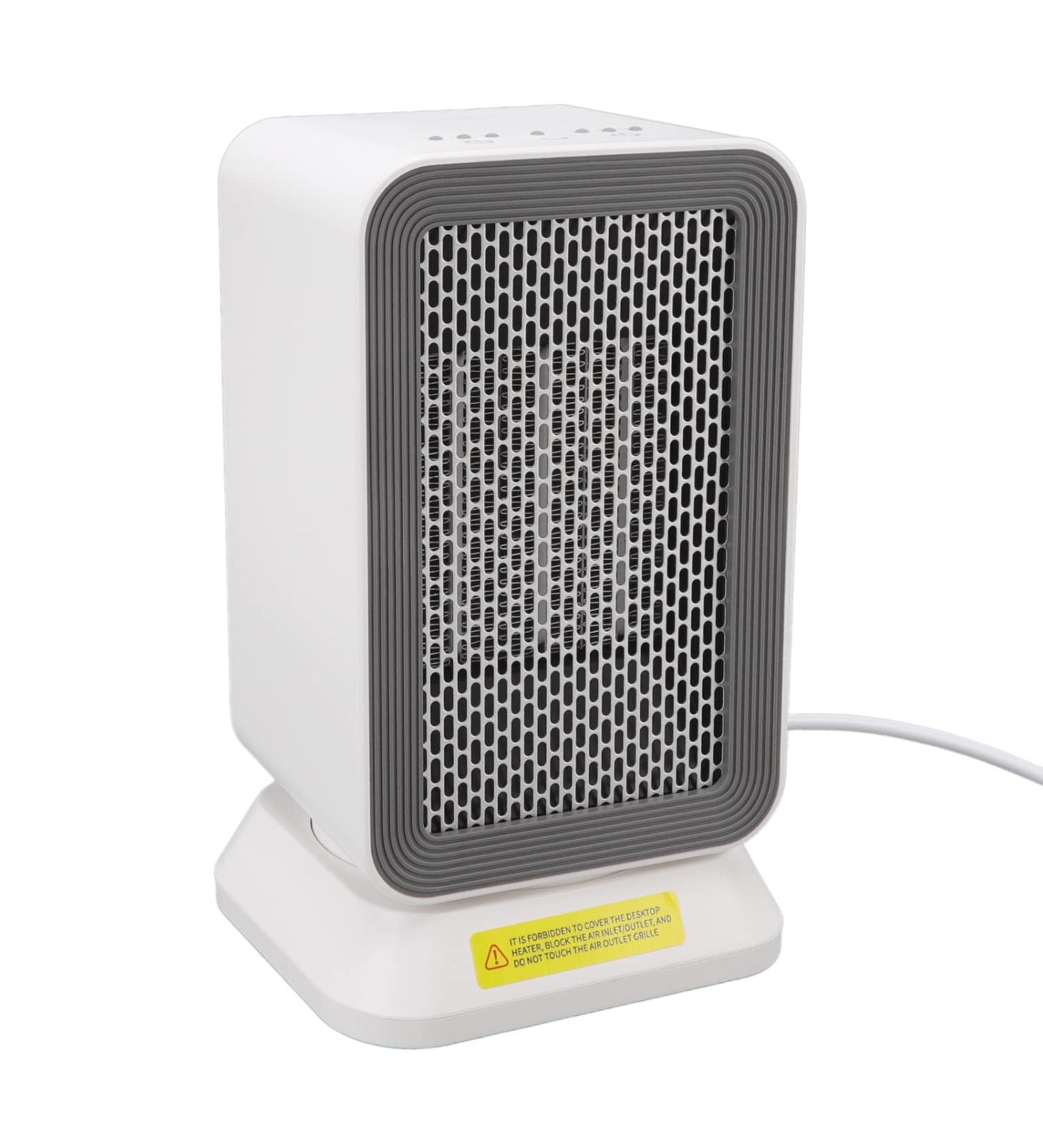 Mini Electric Heater for Office | Silent Desk Heater with 3 Gears Dial | Anti-Scalding EU Plug - Buy Now - Buy Online on SooperMarket.com