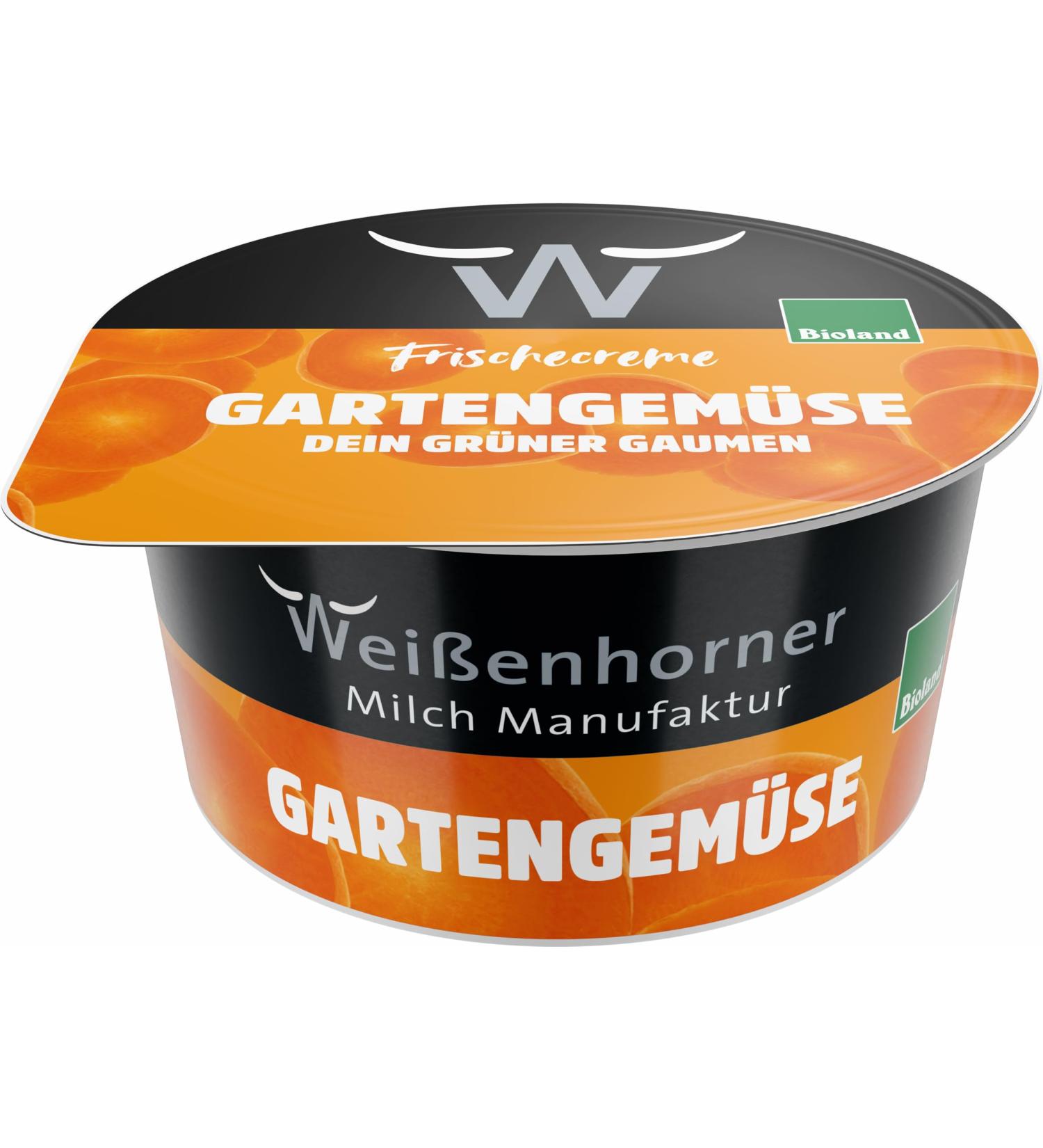 Weißenhorner Milch Manufaktur Bioland FrischeCreme Garden Vegetables (6 x 150 gr)