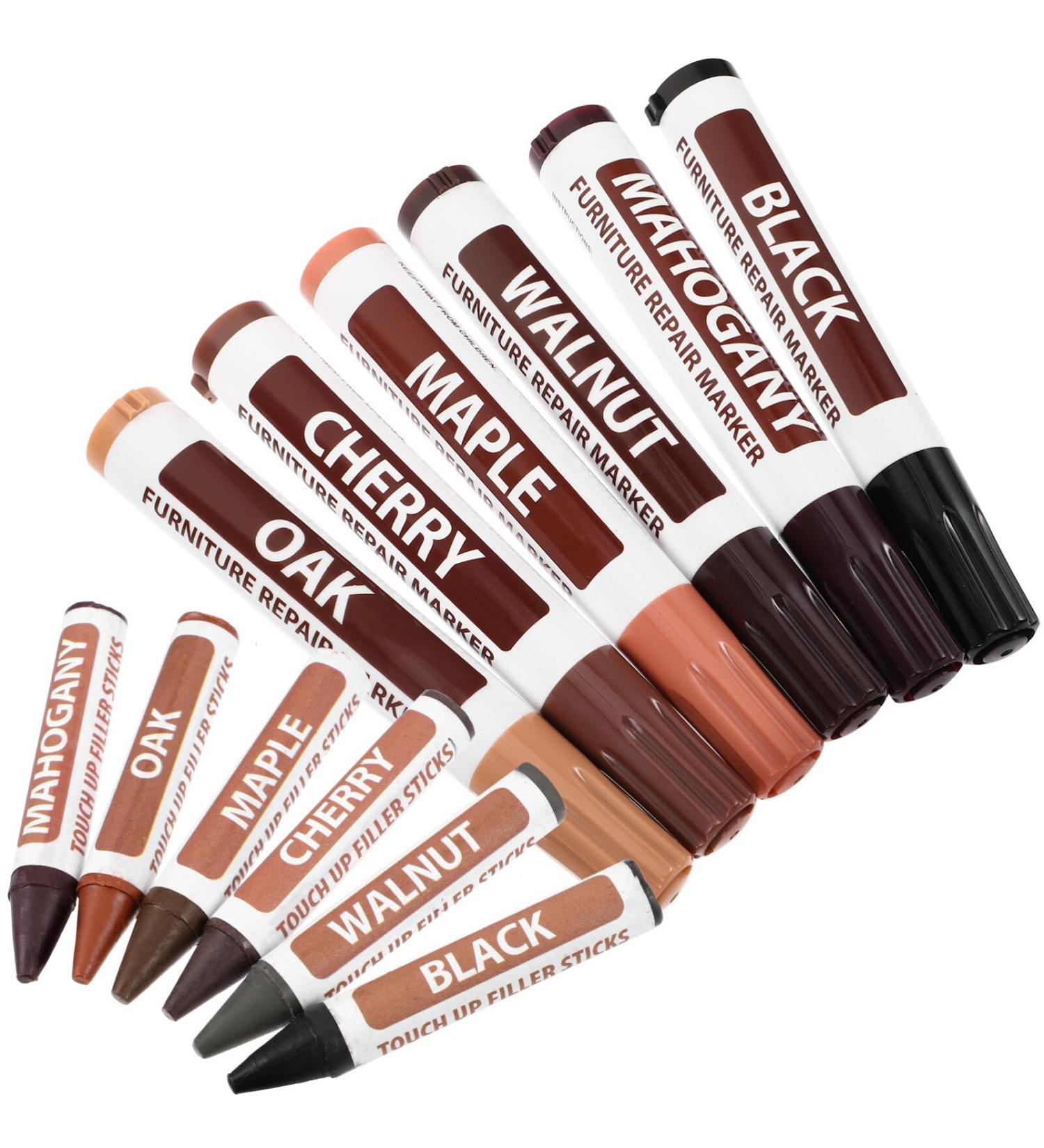 ibasenice Floor Repair Kit - Furniture Touch-Up Markers for Wood & Metal - Complete Furniture Repair Solution - Buy Online on SooperMarket.com