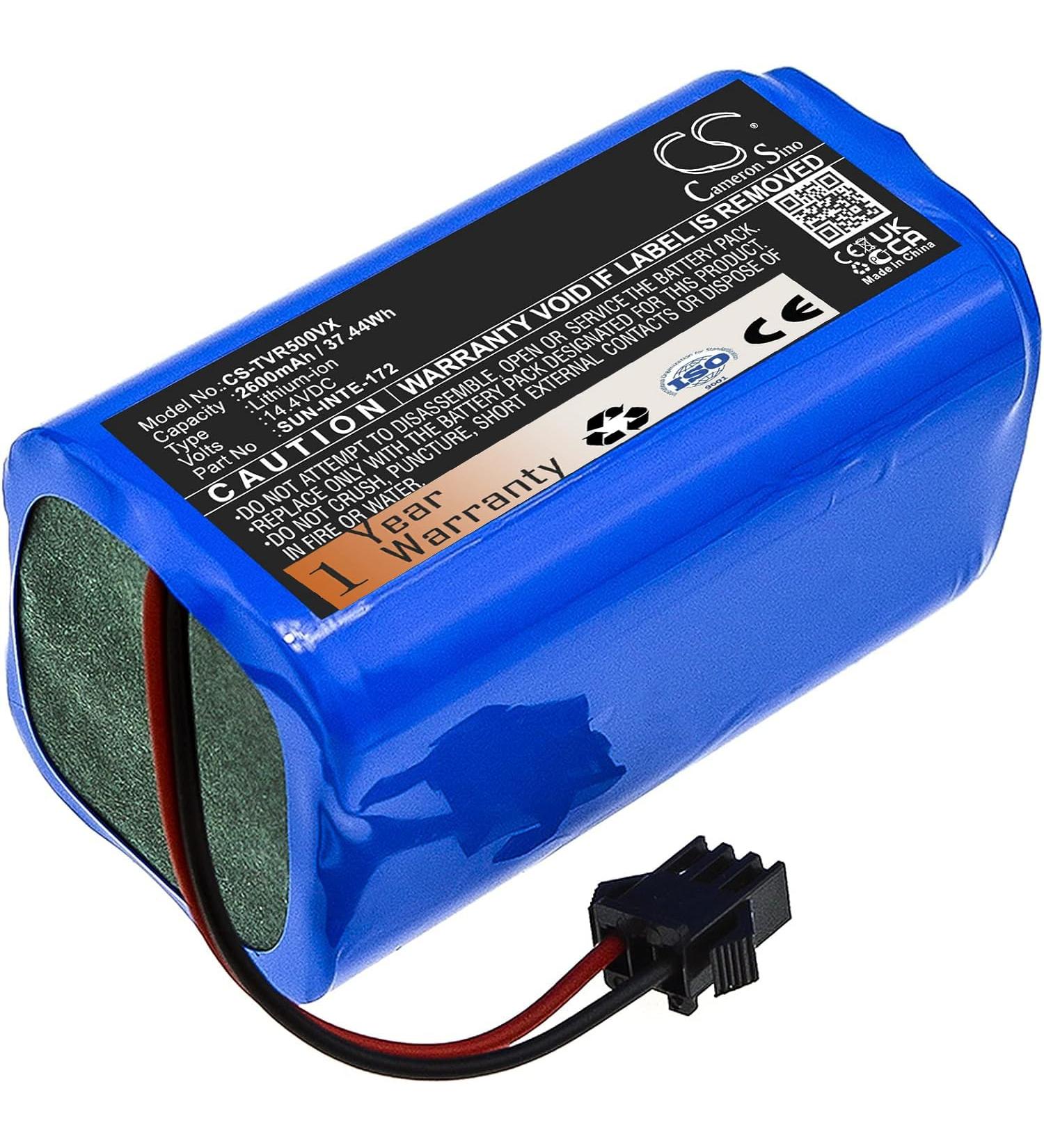 2600mAh Replacement Battery for Ionvac SmartClean 2000 - High Quality 14.4V | International Shipping Available - Buy Online on SooperMarket.com