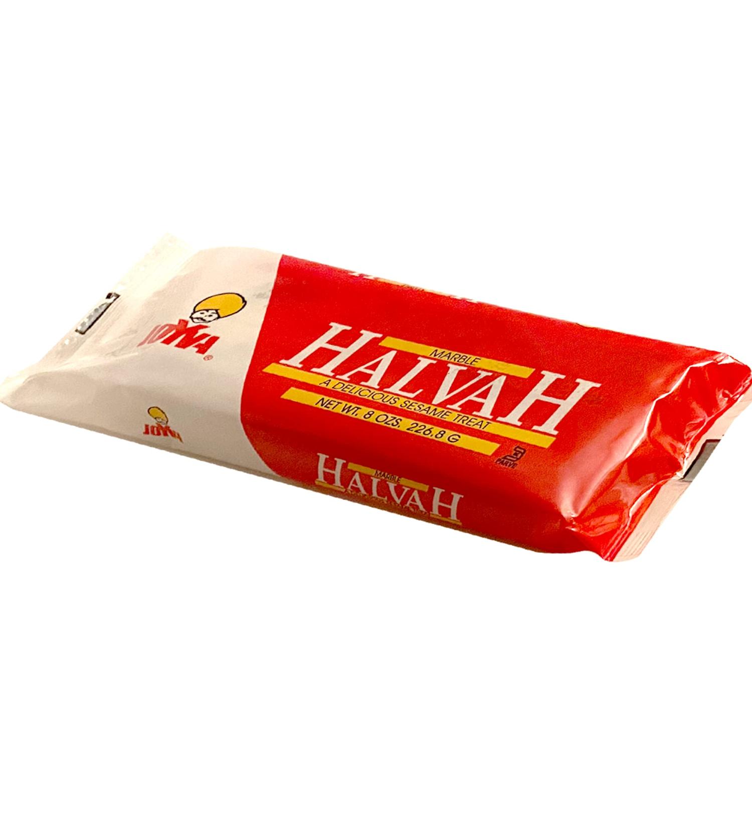Joyva Halvah Marble Variety 8 oz Pack - Tahini-Based Sweet Sesame Treat | Kosher Parve | Handmade in Brooklyn, New York - Buy Online on SooperMarket.com