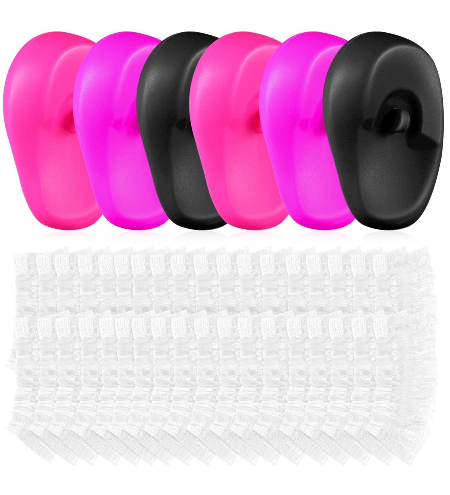KALLORY 200Pcs Shower Ear Covers + 6Pcs Hair Dye Protectors - Salon & Home Use - Buy Online on SooperMarket.com
