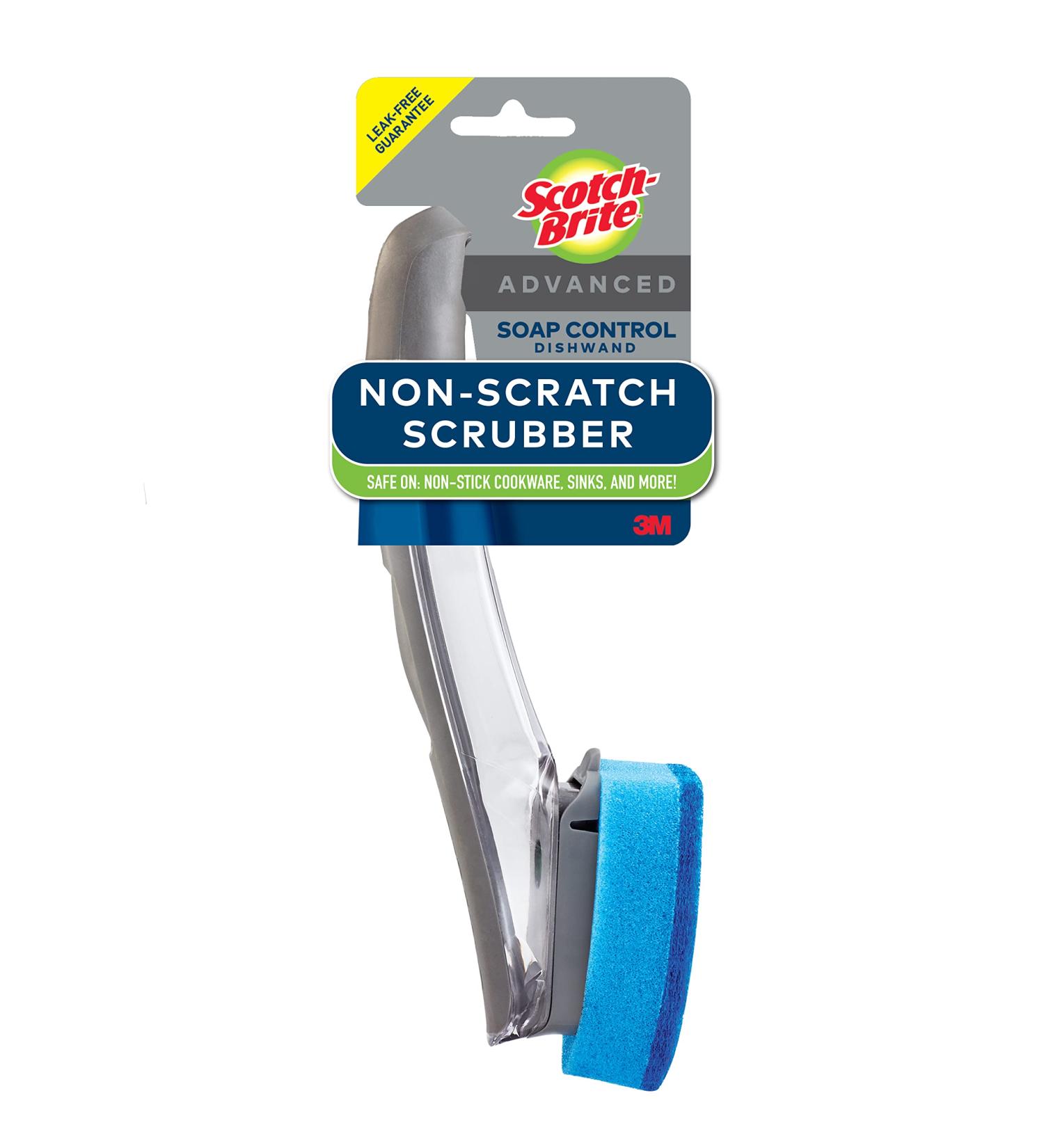 Scotch-Brite Non-Scratch Soap Control Dishwand | Leak-Free, Long Lasting, Reusable - Buy Online on SooperMarket.com