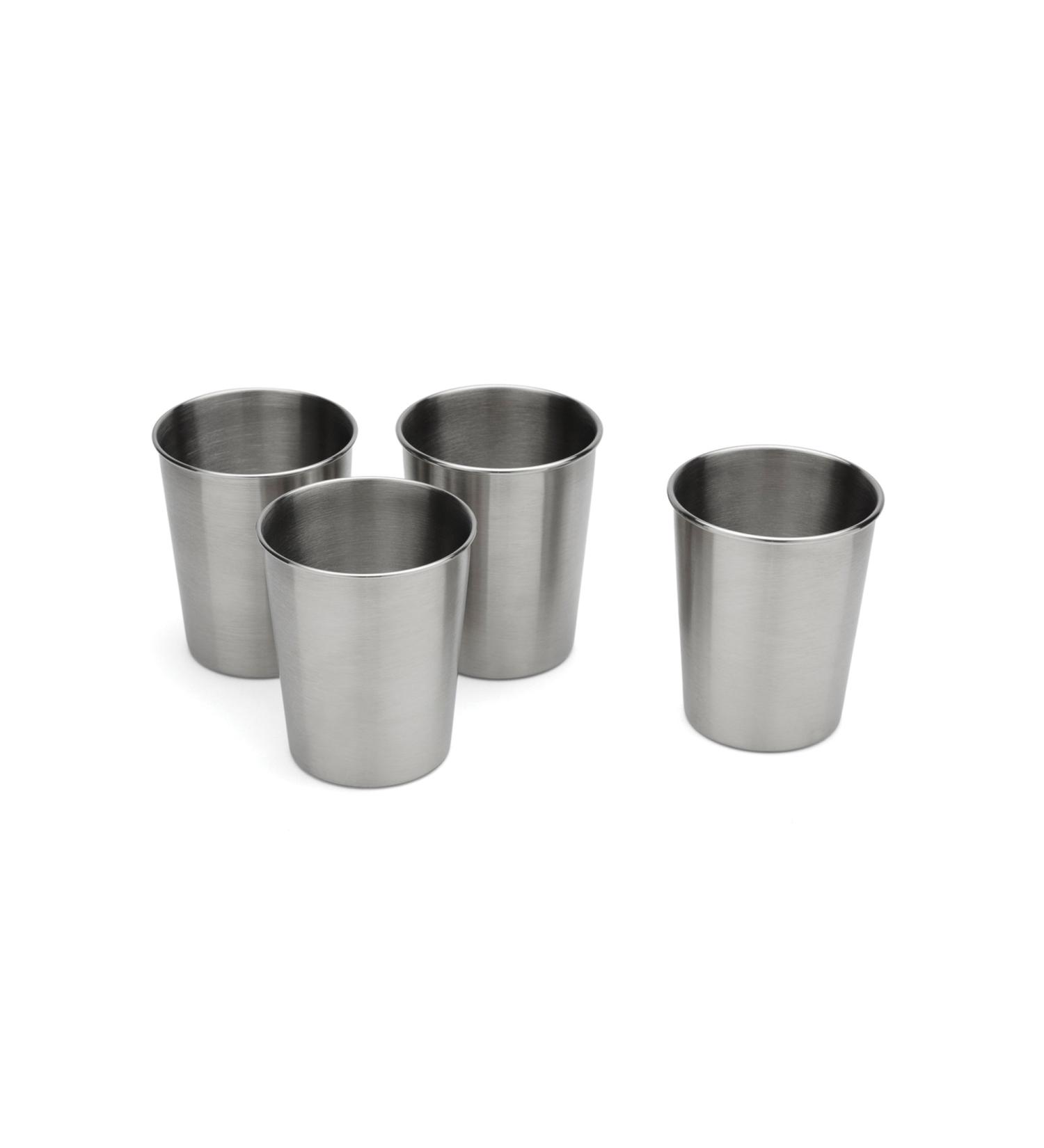 Fox Run 76427 Stainless Steel Toddler Training Cups 8 Oz - Set of 4 - Buy Online on SooperMarket.com