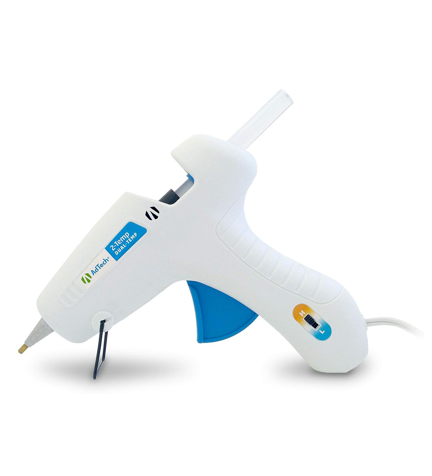 AdTech 0453 2-Temp Dual Temperature Hot Glue Gun Full Size  White - Buy Online on SooperMarket.com