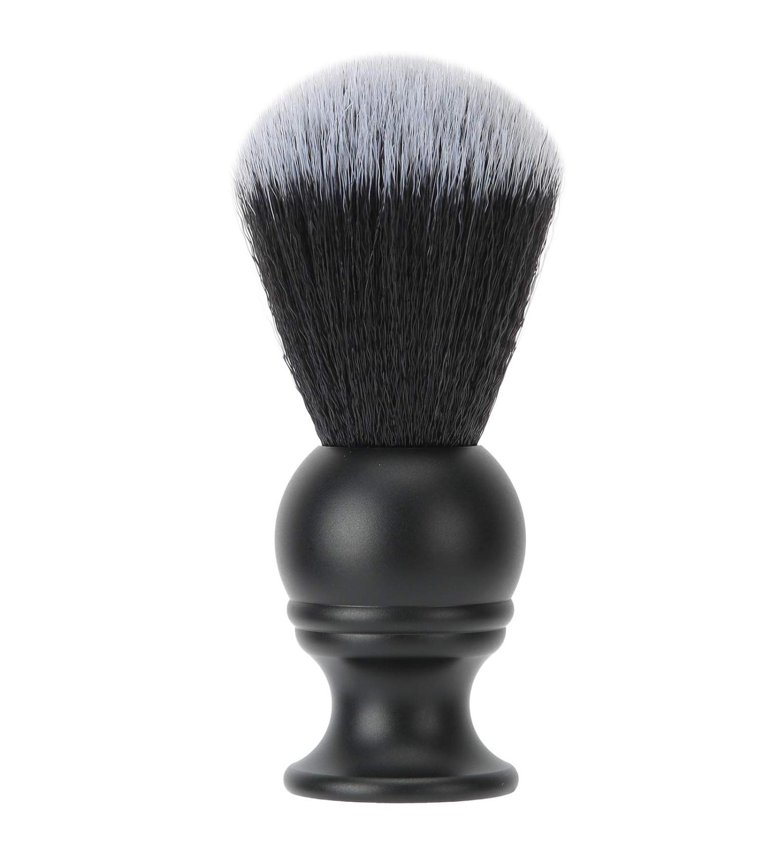 Premium Hair Shaving Brush - Soft Nylon Bristles & Durable Metal Handle for Effortless Shaving Foam Application International Shipping Available - Buy Online on SooperMarket.com