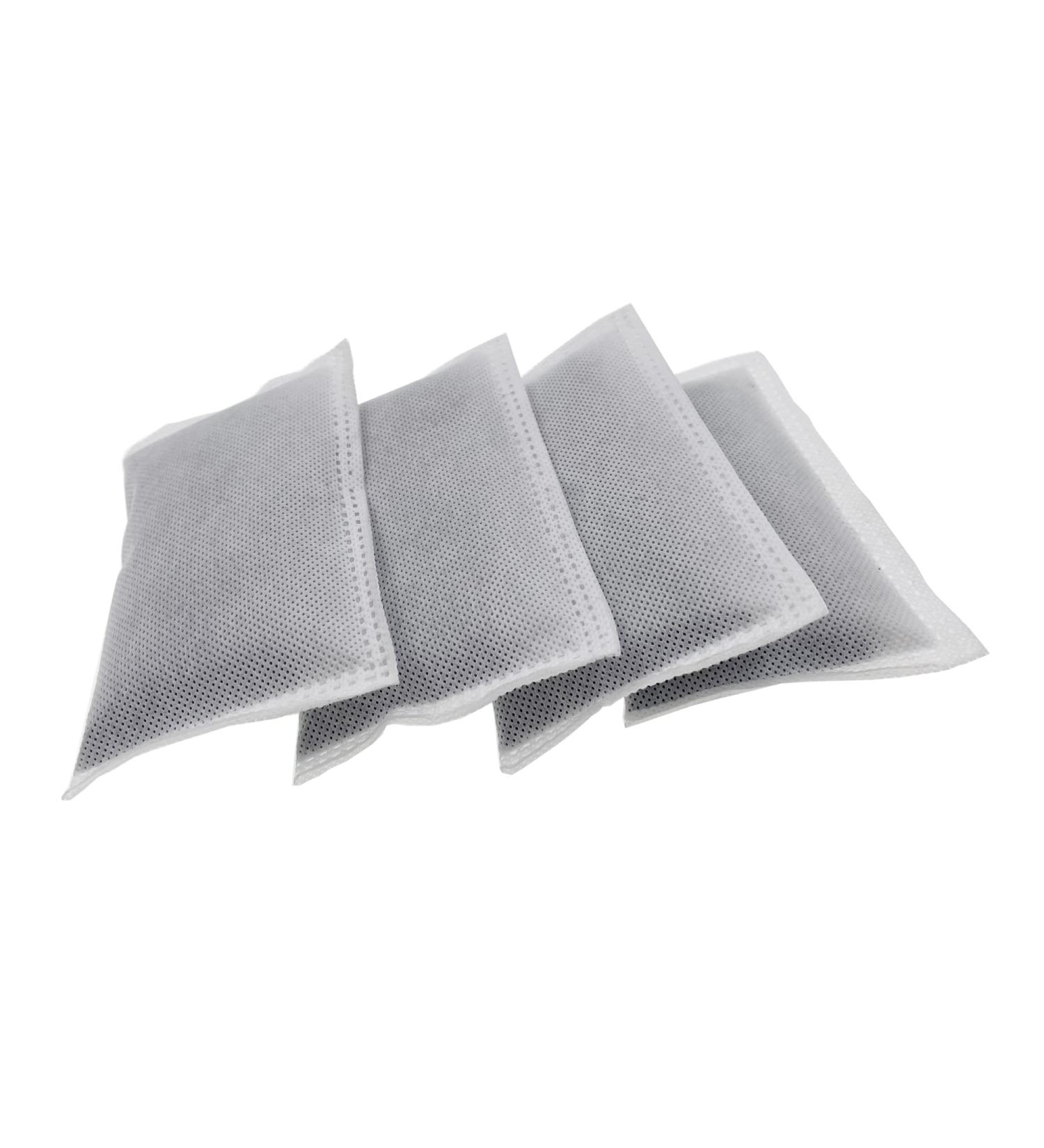 4-Pack Activated Charcoal Odor Absorbing Filter Refill for iTouchless Trash Cans 8 Gallon+ | Deodorizer Compatible | 4 Large Filters - Buy Online on SooperMarket.com