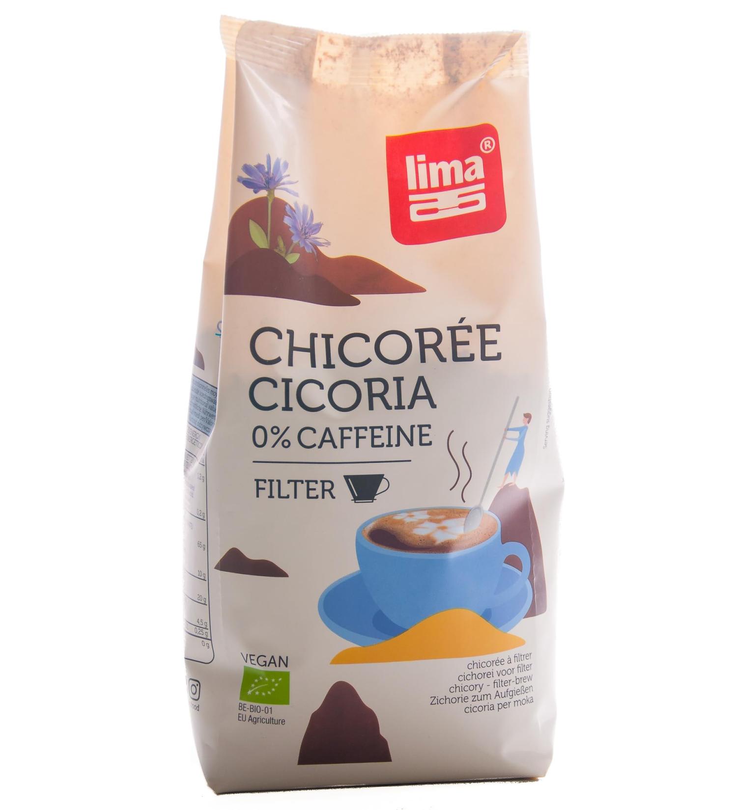 Organic Lima Chicory Coffee 500g - Premium Filter Coffee for a Healthy Brew - Buy Online on SooperMarket.com
