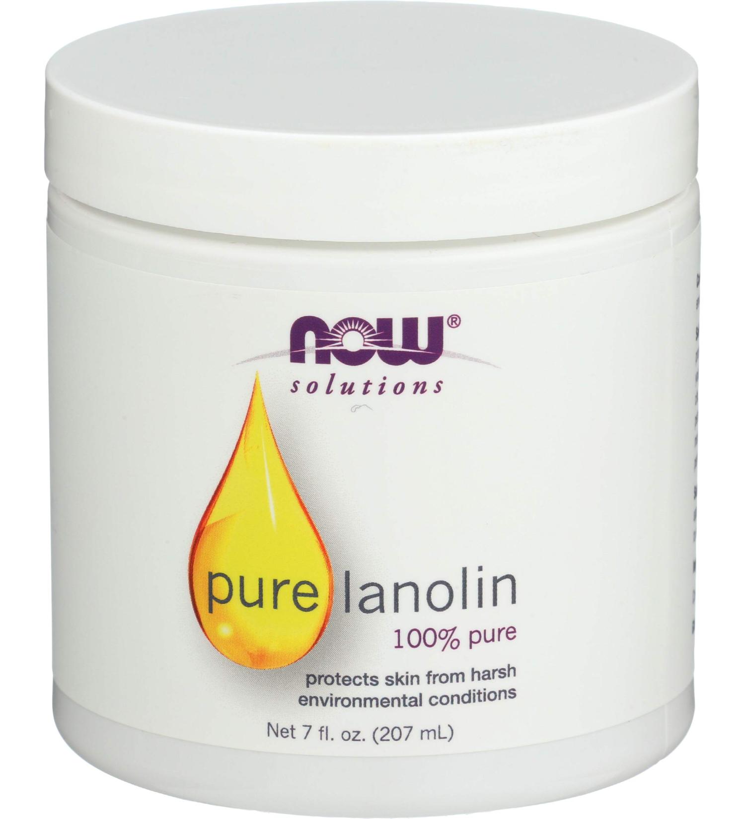 Now Foods Pure Lanolin - 7 oz | Natural Moisturizer for Skin and Hair - Buy Online on SooperMarket.com