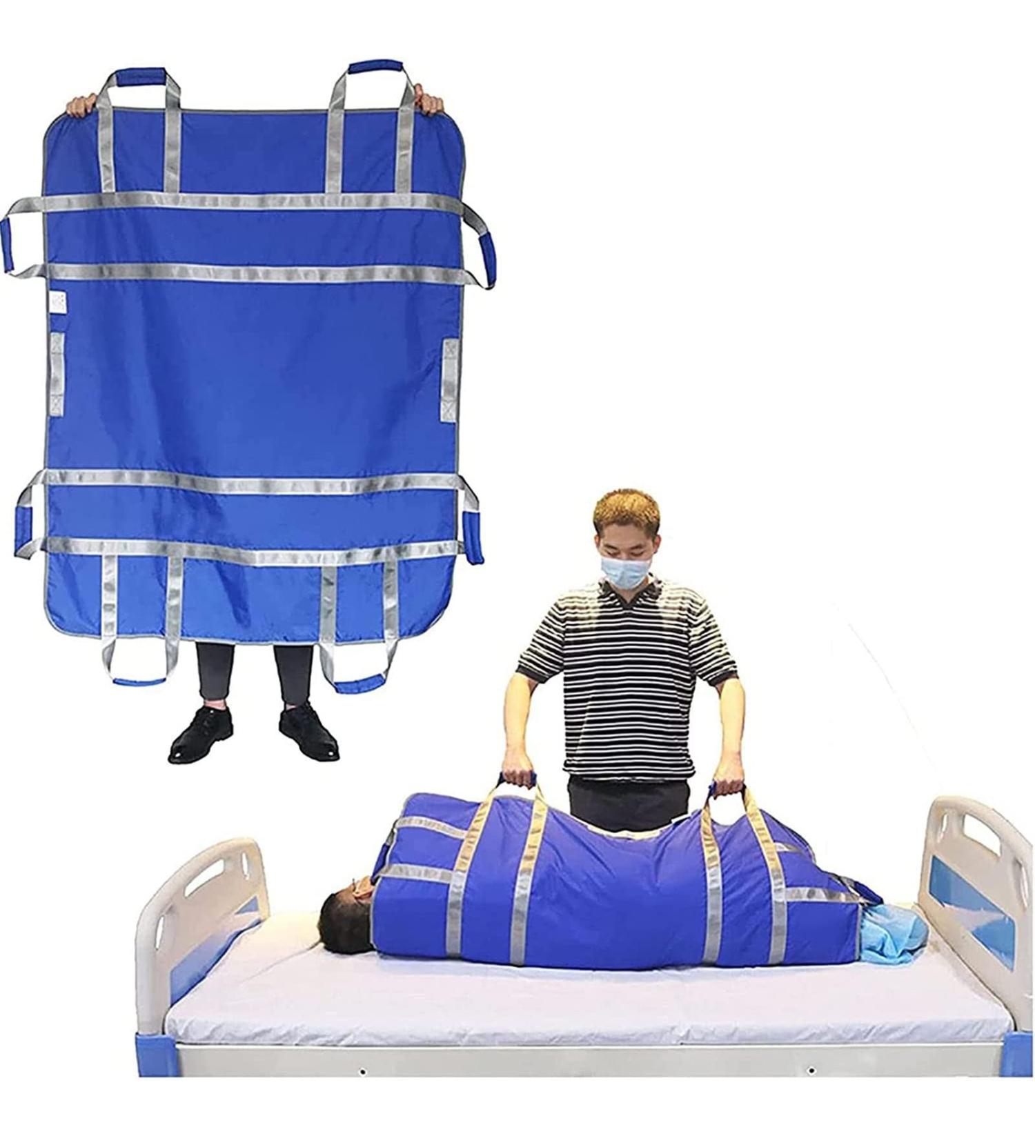 Positioning Pad Draw Sheet Patient With Reinforced Handles Transfer Sheet for Body Lifting Turning Repositioning for Elderly Caregiver Adult Lift Sheet - Buy Online on SooperMarket.com
