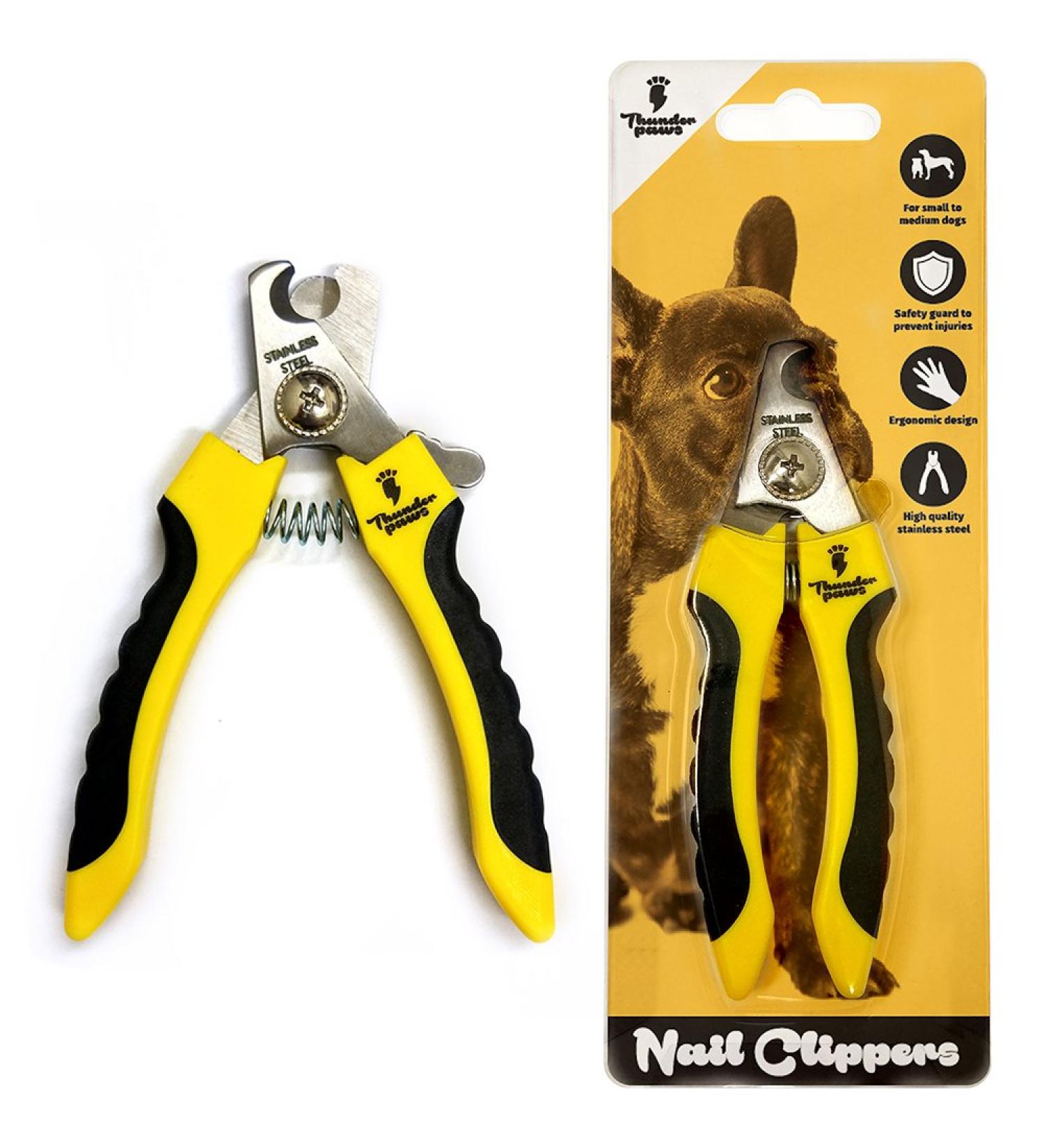 Thunderpaw s Professional Dog Claw Scissors with Safety Lock & Nail File - Medium to Large (Yellow) - Best Pet Nail Clippers for Safety - Buy Online on SooperMarket.com