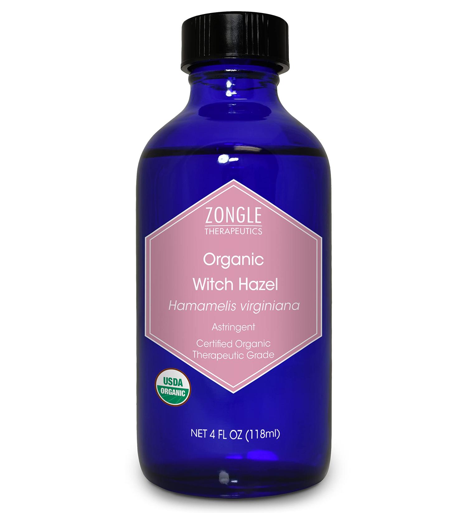 Organic Witch Hazel (Hamamelis Virginiana) 4oz - USDA Certified | Zongle - Buy Online on SooperMarket.com