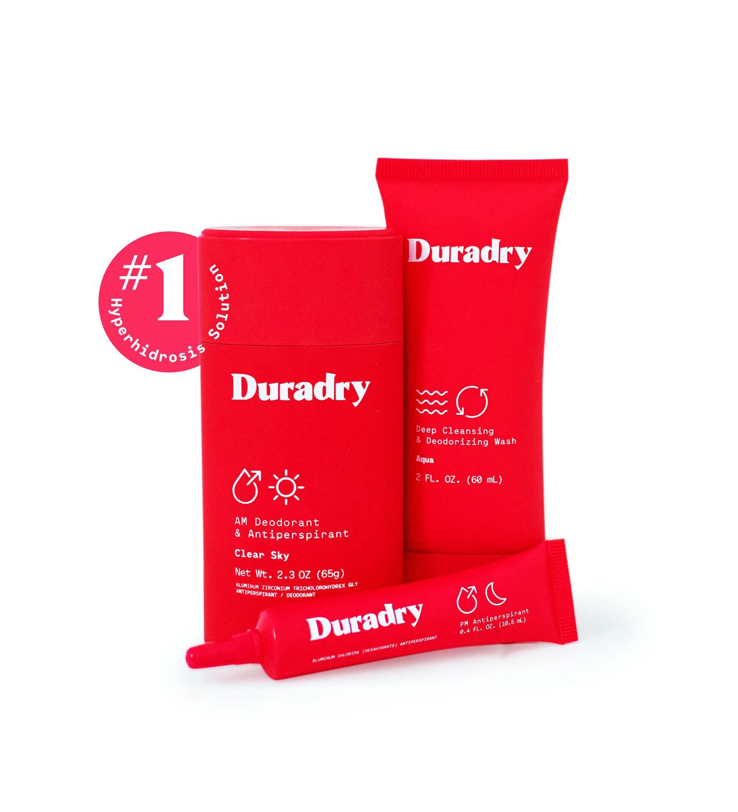Duradry 3-Step Protection System for Excessive Sweating - Clear Sky - Buy Online on SooperMarket.com