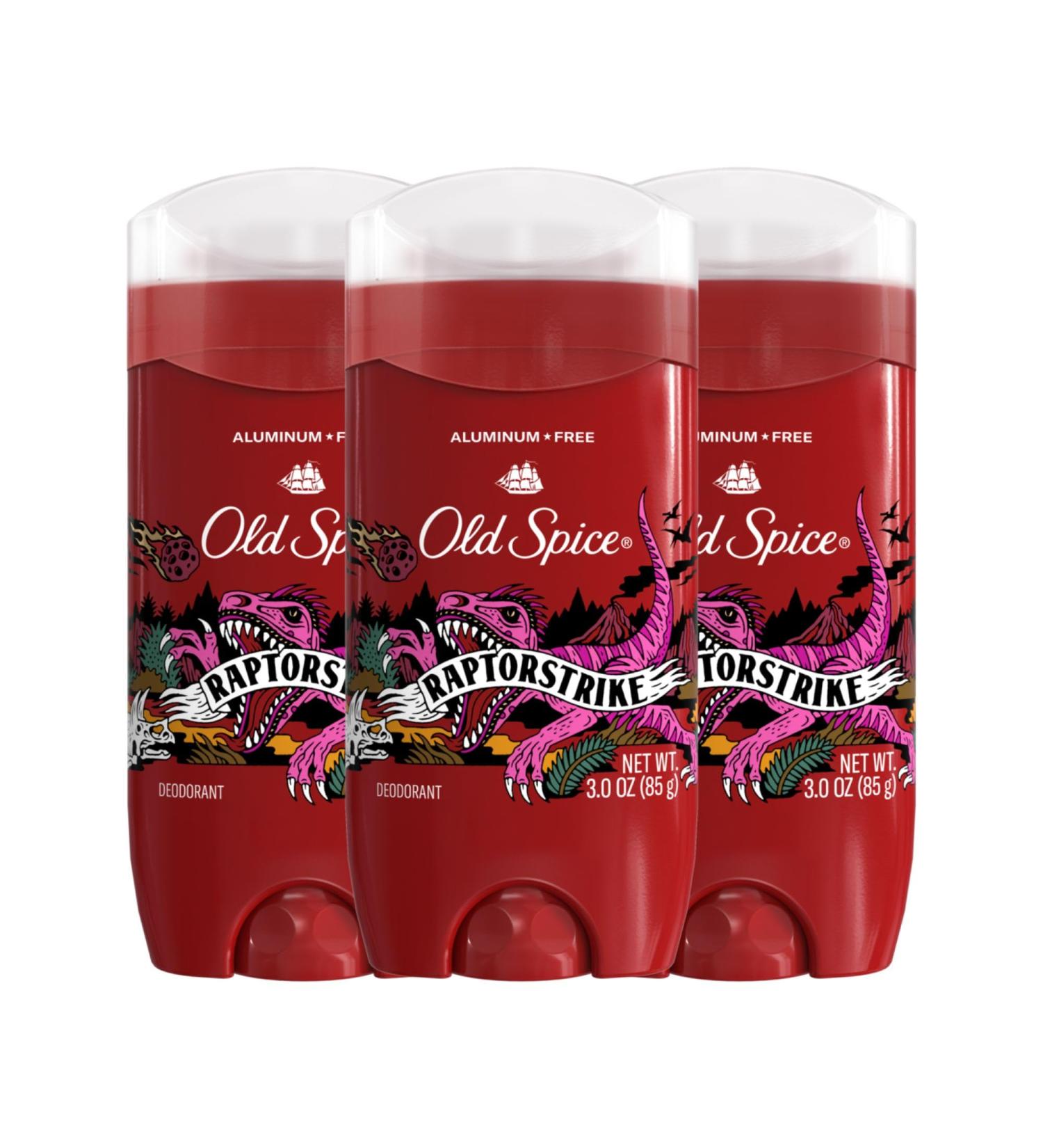 Old Spice Aluminum Free Deodorant for Men Raptorstrike Scent 3.0 oz (Pack of 3) - Buy Online on SooperMarket.com