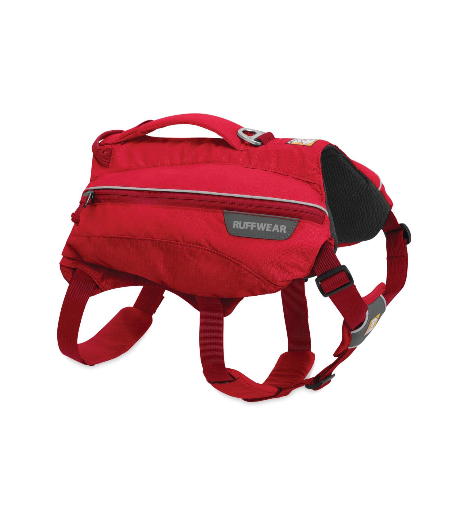 Luffwear Drinking Bag for Dogs - Adjustable Pack for Medium Breeds | Includes 2 x 600ml Water Bottles | Red Currant - Buy Online on SooperMarket.com