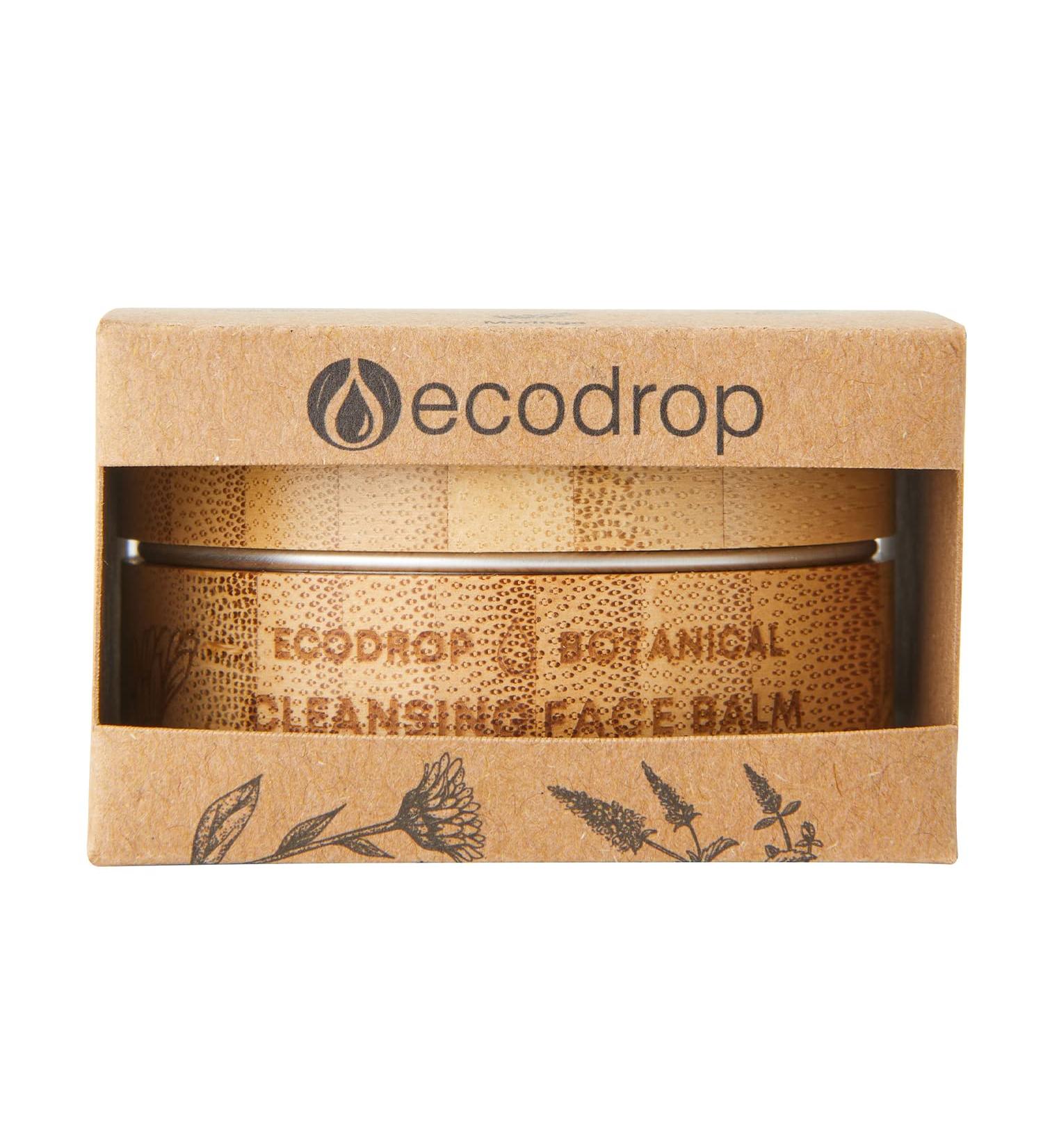 Ecodrop Cleansing Balm and Makeup Remover - 50ml | Sustainable Makeup Remover Balm | Pore-Deep Cleanser | Nourishing Skin Cleansing Balm with Moringa Rose Geranium Chamomile & Rosemary Oil | Natural - Buy Online on SooperMarket.com