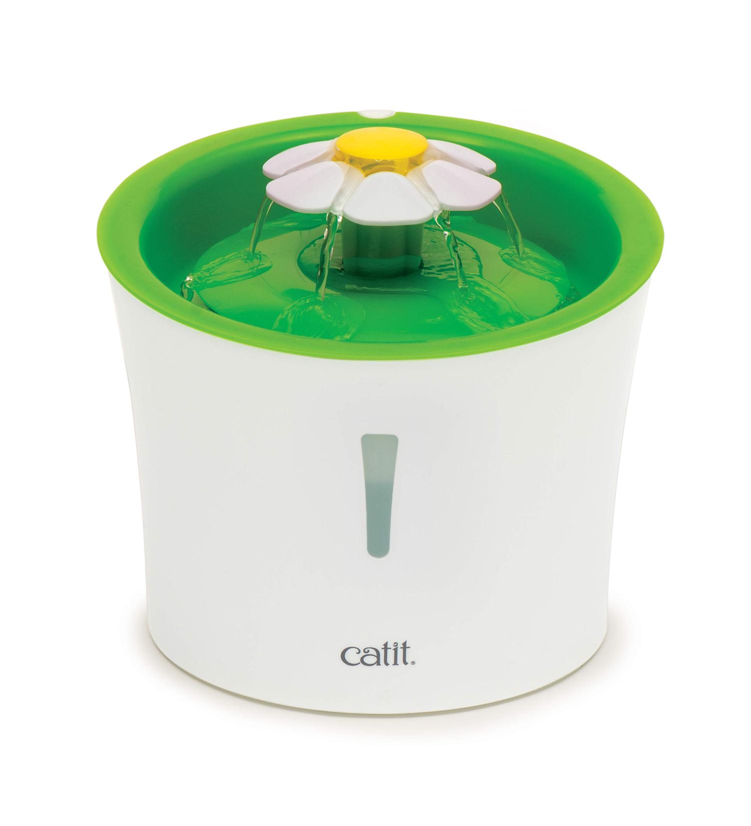 Catit Senses 2.0 Flower Fountain | Green Cat Drinking Water Fountain - Buy Online on SooperMarket.com