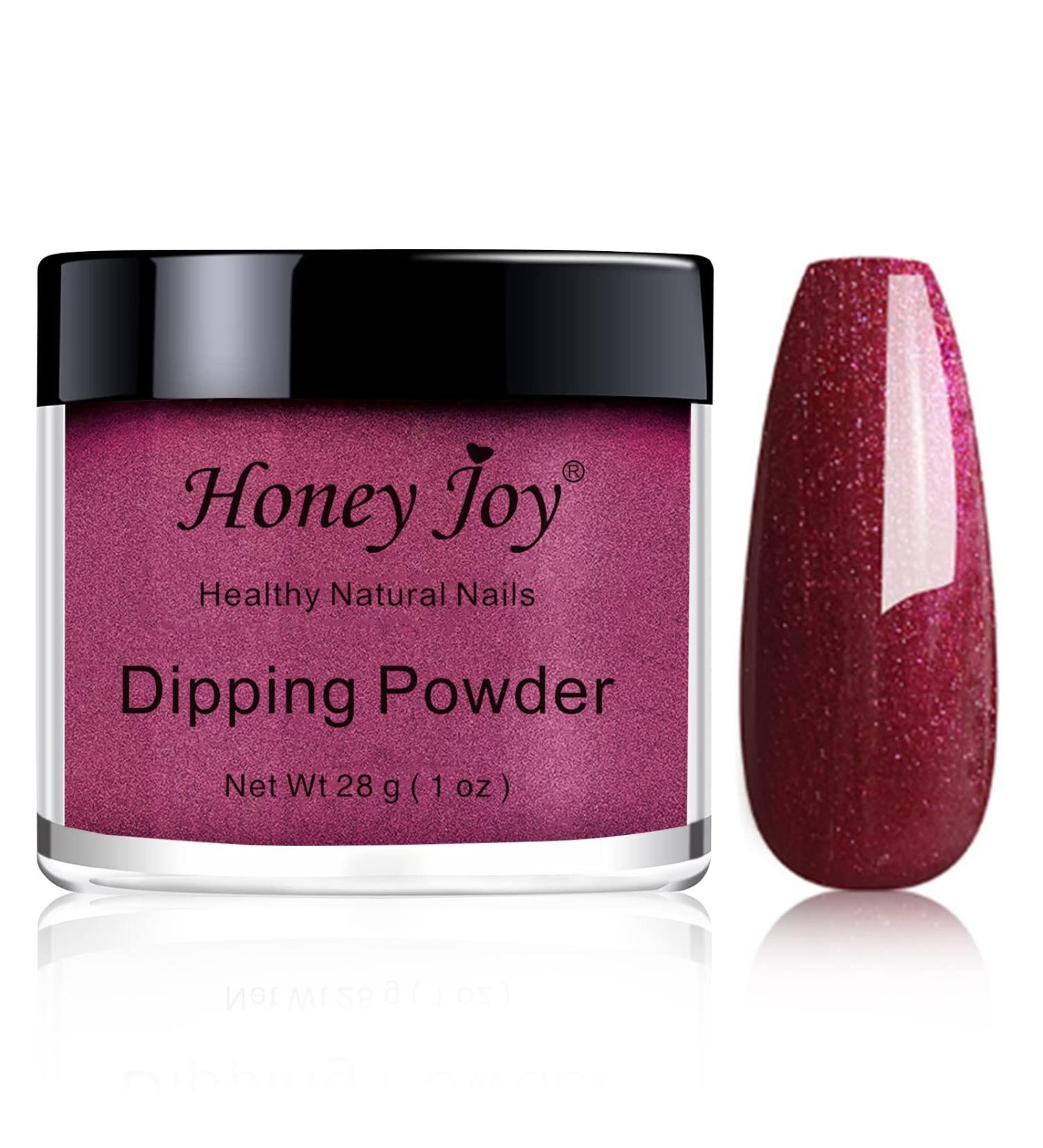 Honey Joy Dark Purple Nail Dip Dipping Powder 1oz (HJ-ND064B-WD17) | Acrylic Color Pigment - Buy Online on SooperMarket.com