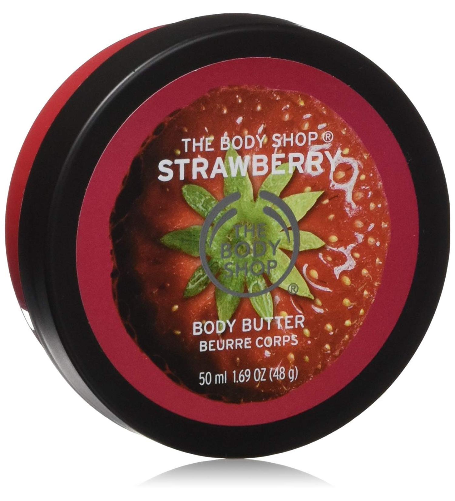 The Body Shop Strawberry Body Butter 50ml 50 ml (Pack of 1)