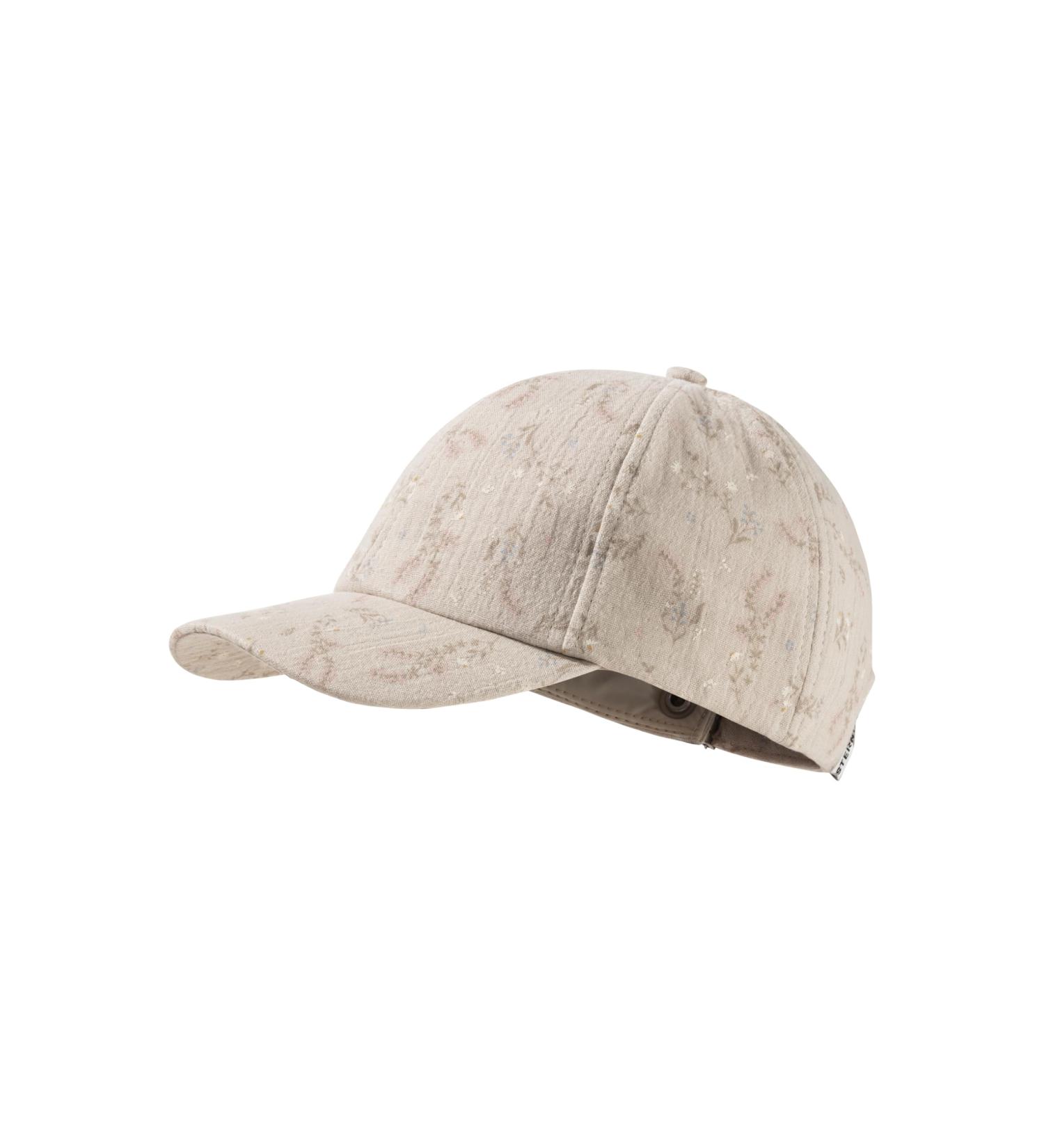 Sterntaler Girls' Floral Baseball Cap - Cotton Musselin Elastic Band Beige Tortoid Tap - Perfect for International Shipping - Buy Online on SooperMarket.com