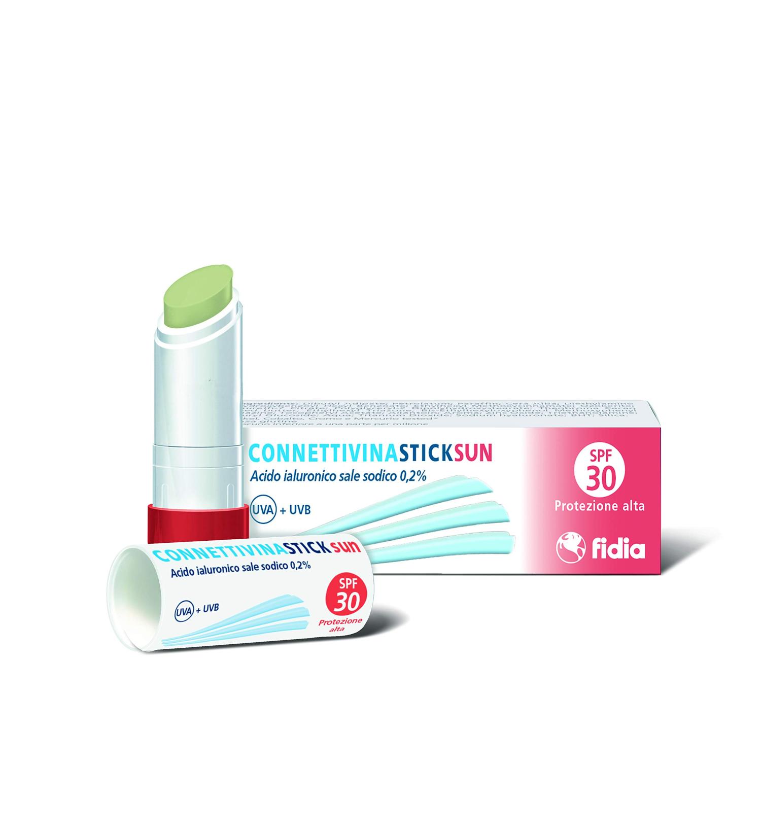 Fidia Connettivina Stick Labbra Sun SPF30 3g - Lip Care with Sun Protection - Buy Online on SooperMarket.com