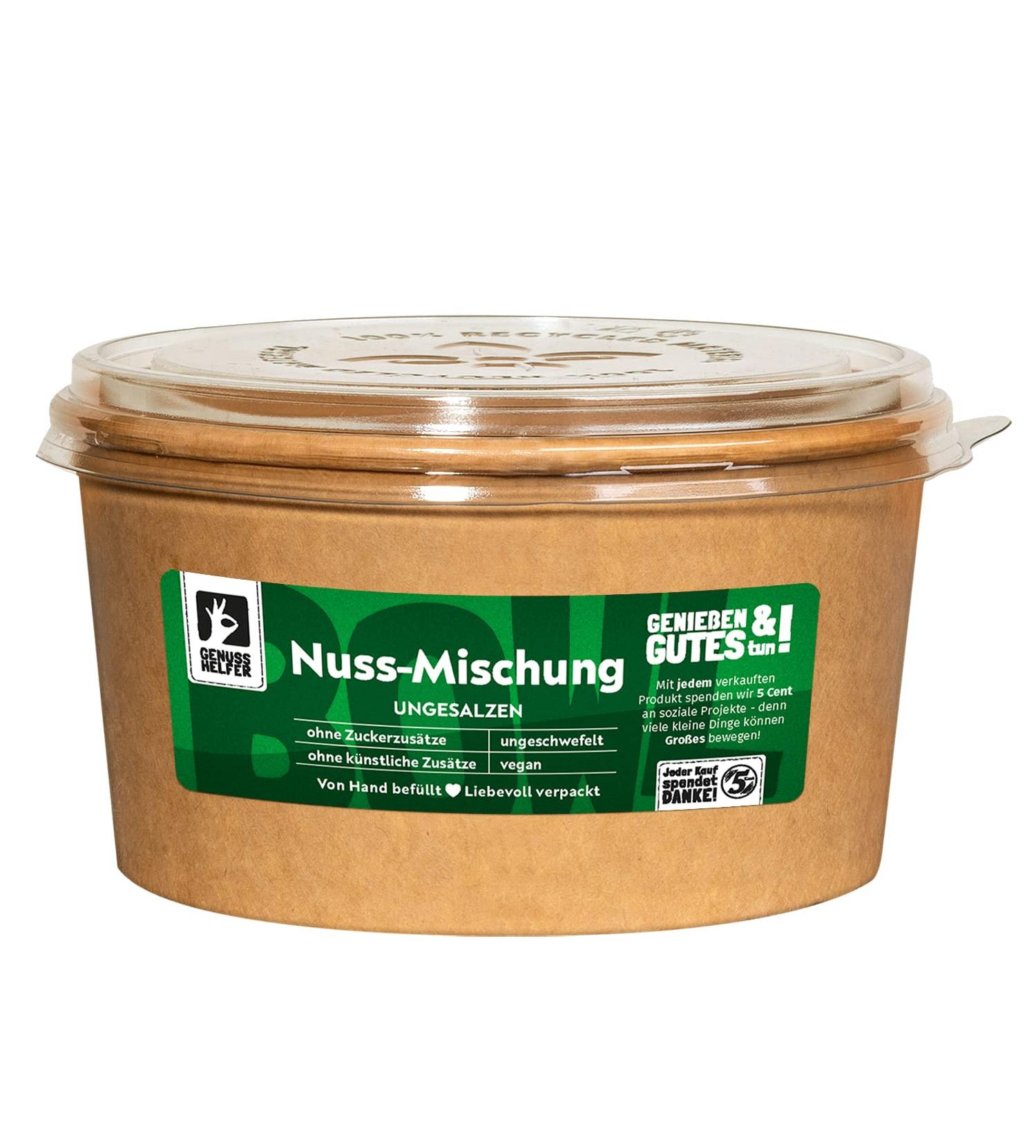 Bremen Spice Trade Nut Mix - 500g Unsalted Cashew Walnut Peanut Almond & Hazelnut Blend | No Sugar Additives | Premium International Shipping - Buy Online on SooperMarket.com