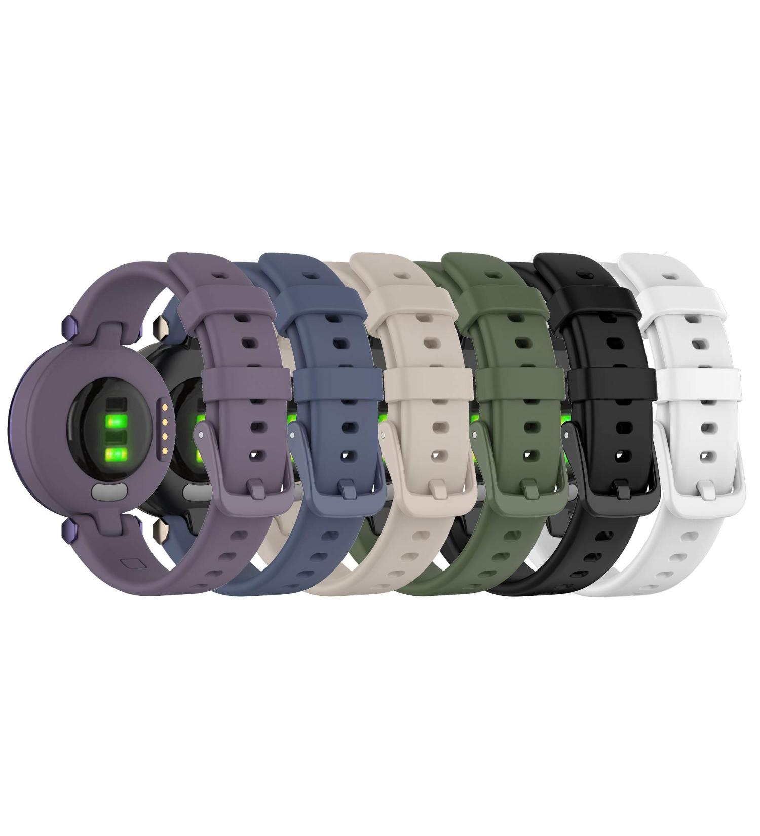 ECSEM Silicone Bands for Garmin Lily Smart Watch - 6 Pack Replacement Straps - Buy Online on SooperMarket.com