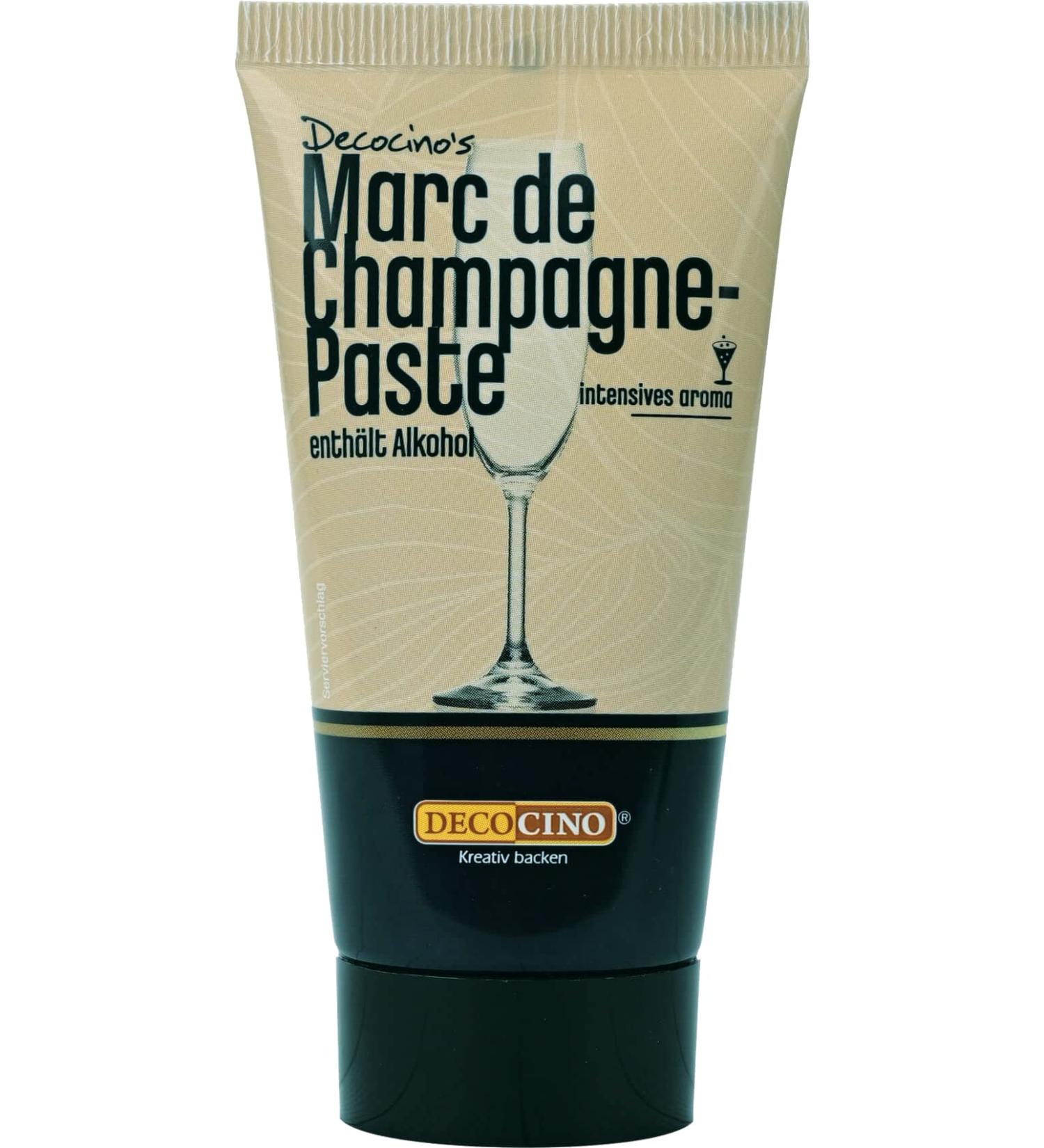 Buy DECOCINO Marc de Champagne Paste - 50g | Vegan Baking Flavoring for Pralines Desserts & Cakes - Ready to Use | International Shipping Available - Buy Online on SooperMarket.com