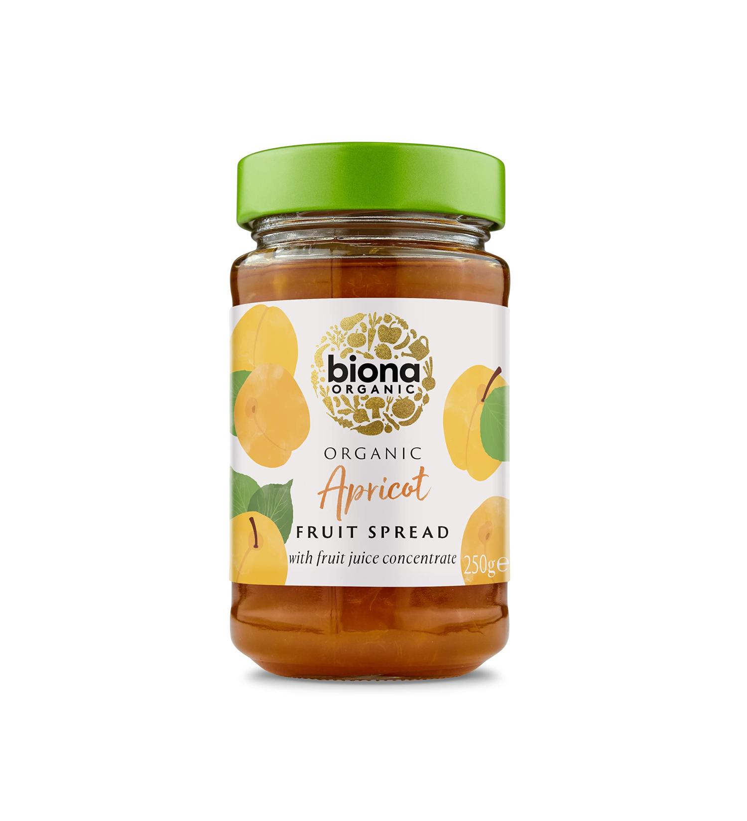 Biona Organic Fruit Spread Apricot 250g - Buy Online on SooperMarket.com