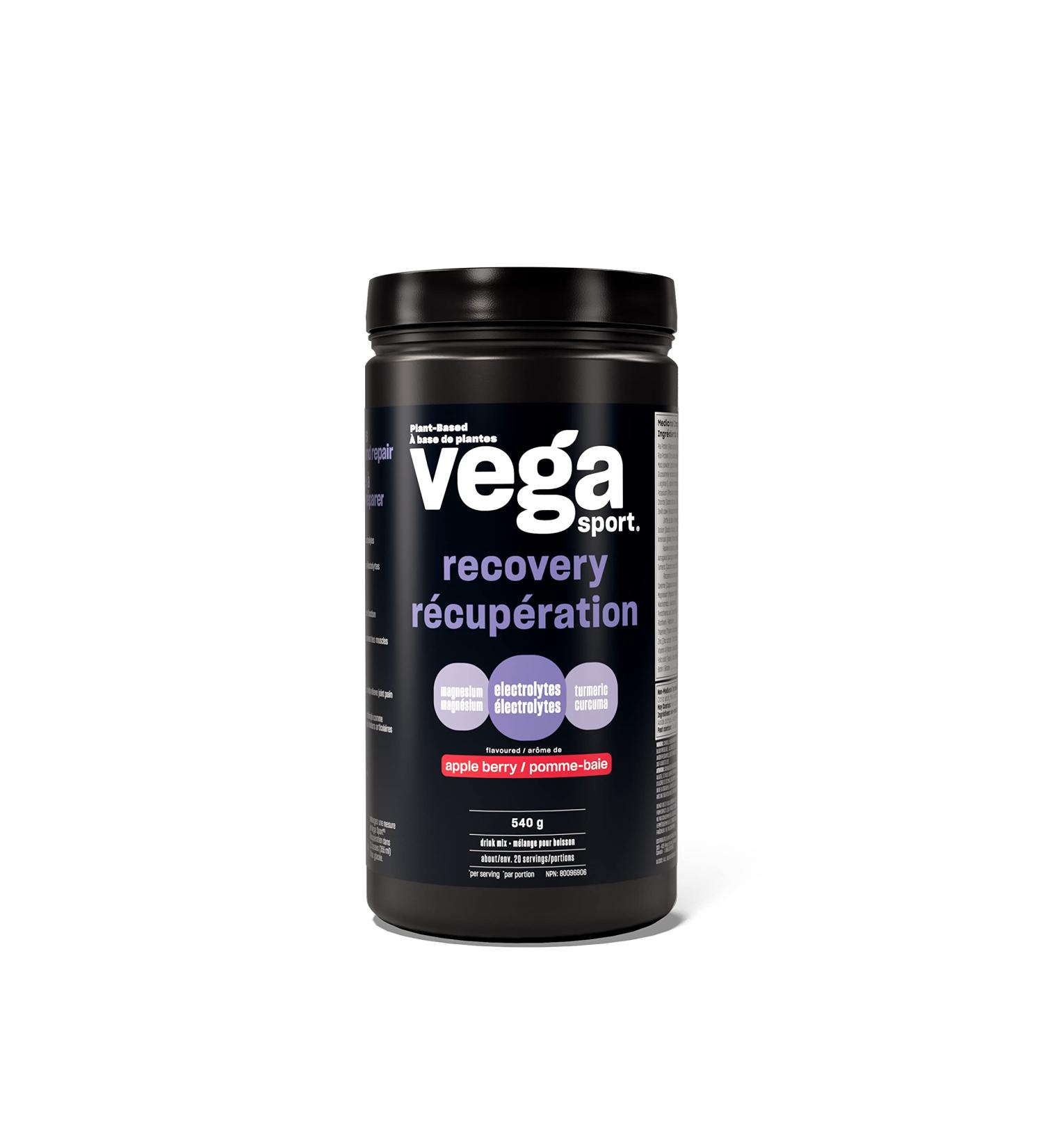 Vega Sport Post-Workout Recovery Accelerator Apple Berry (20 Servings) Vegan Non Dairy Gluten Free BCAAs 540g (Packaging May Vary) Apple Berry 20 Servings (Pack of 1) - Buy Online on SooperMarket.com