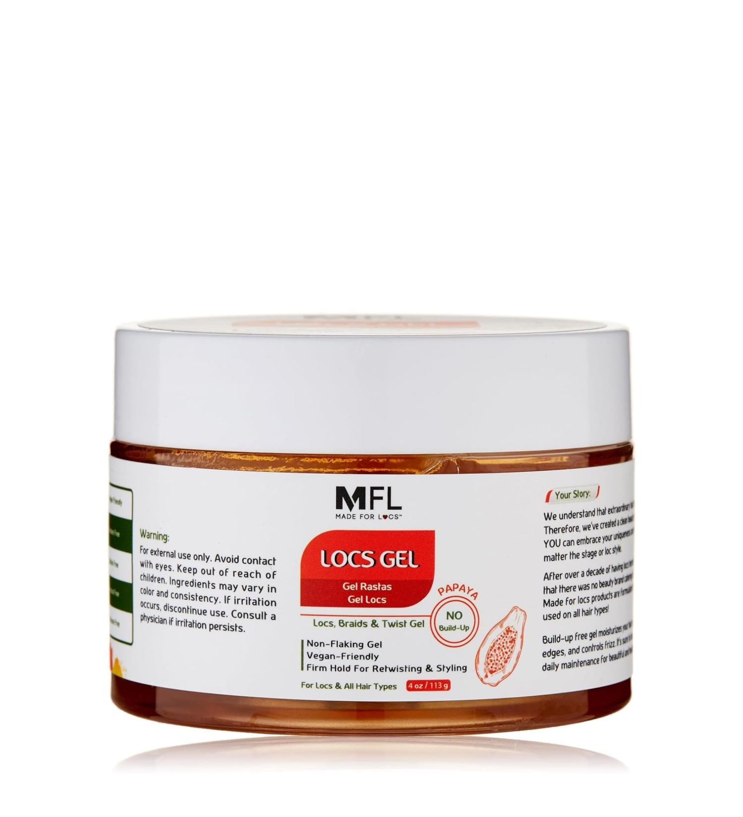 Made For Locs Retwisting Firm Hold Styling Pomade Gel - 4 oz Papaya | International Shipping Available - Buy Online on SooperMarket.com