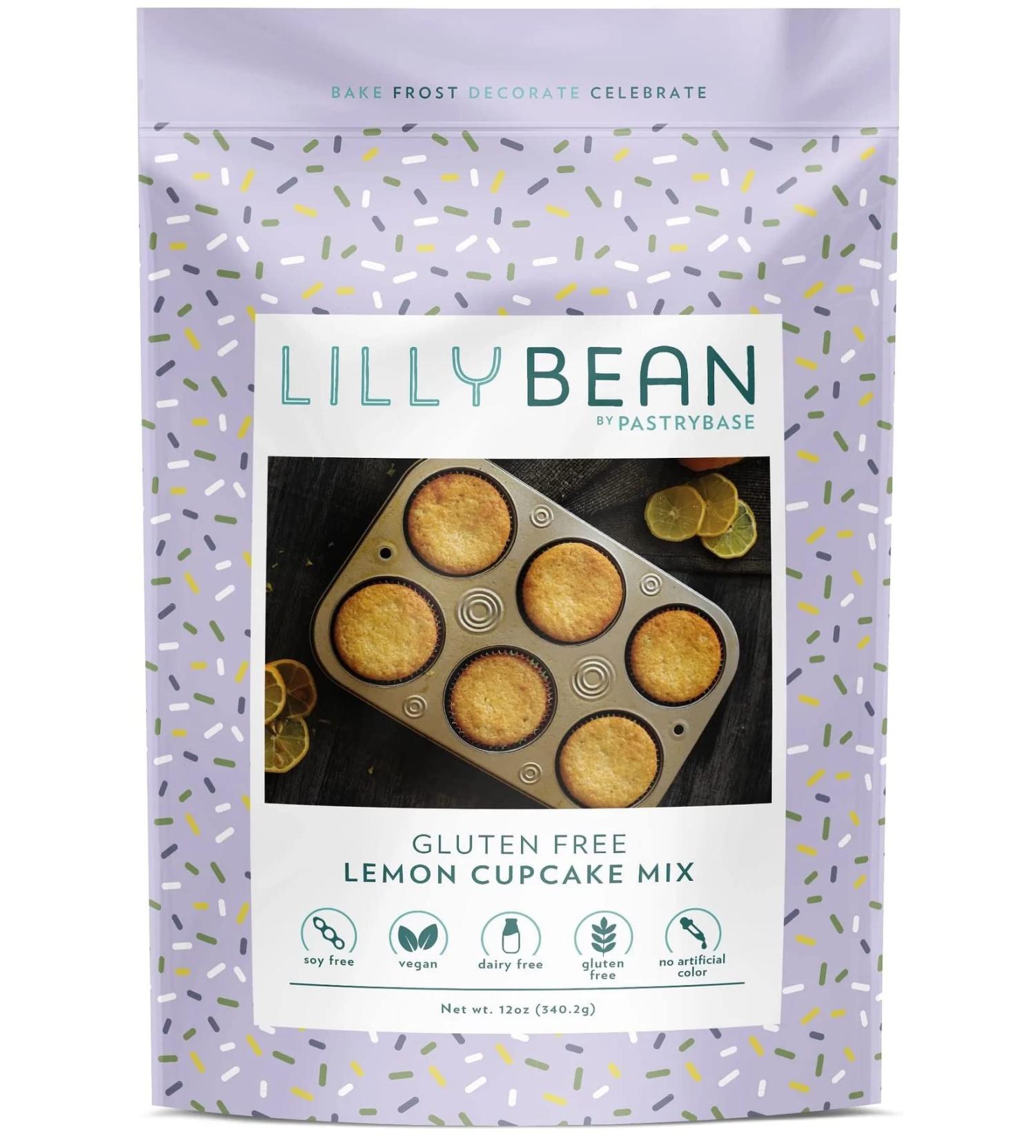LillyBean Gluten Free Lemon Cupcake Mix 340.2g (Pack of 1) - Buy Online on SooperMarket.com