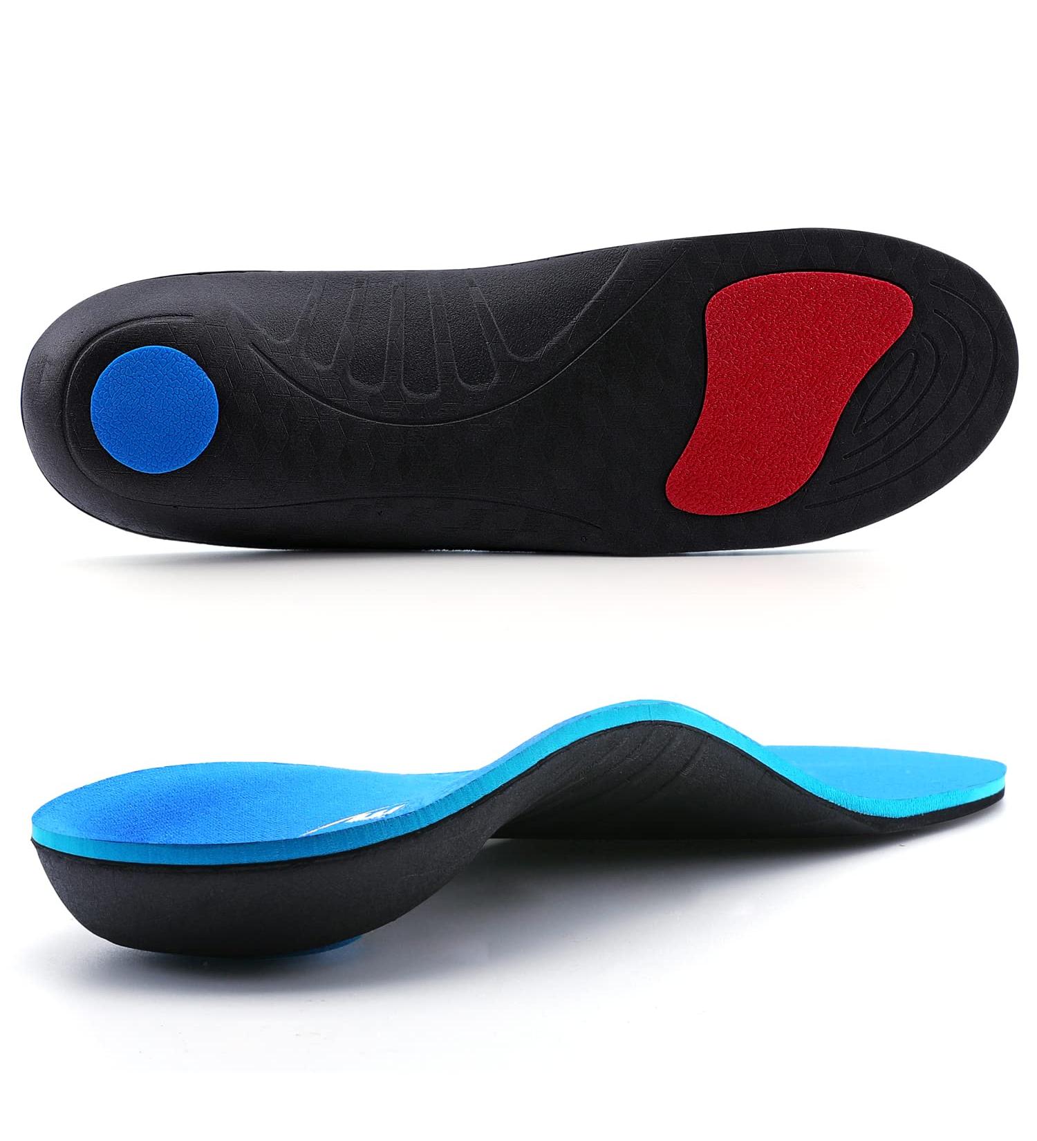 TOPSOLE Orthotic Insoles for Plantar Fasciitis and Flat Feet - Arch Support, Foot Pain Relief for Men and Women - UK-12-30.5cm Blue 228 - Buy Online on SooperMarket.com