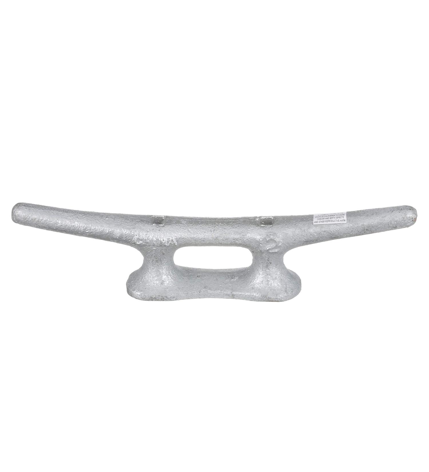 Seachoice 12 Open Base Dock Cleat - Galvanized Gray Iron - Buy Online on SooperMarket.com