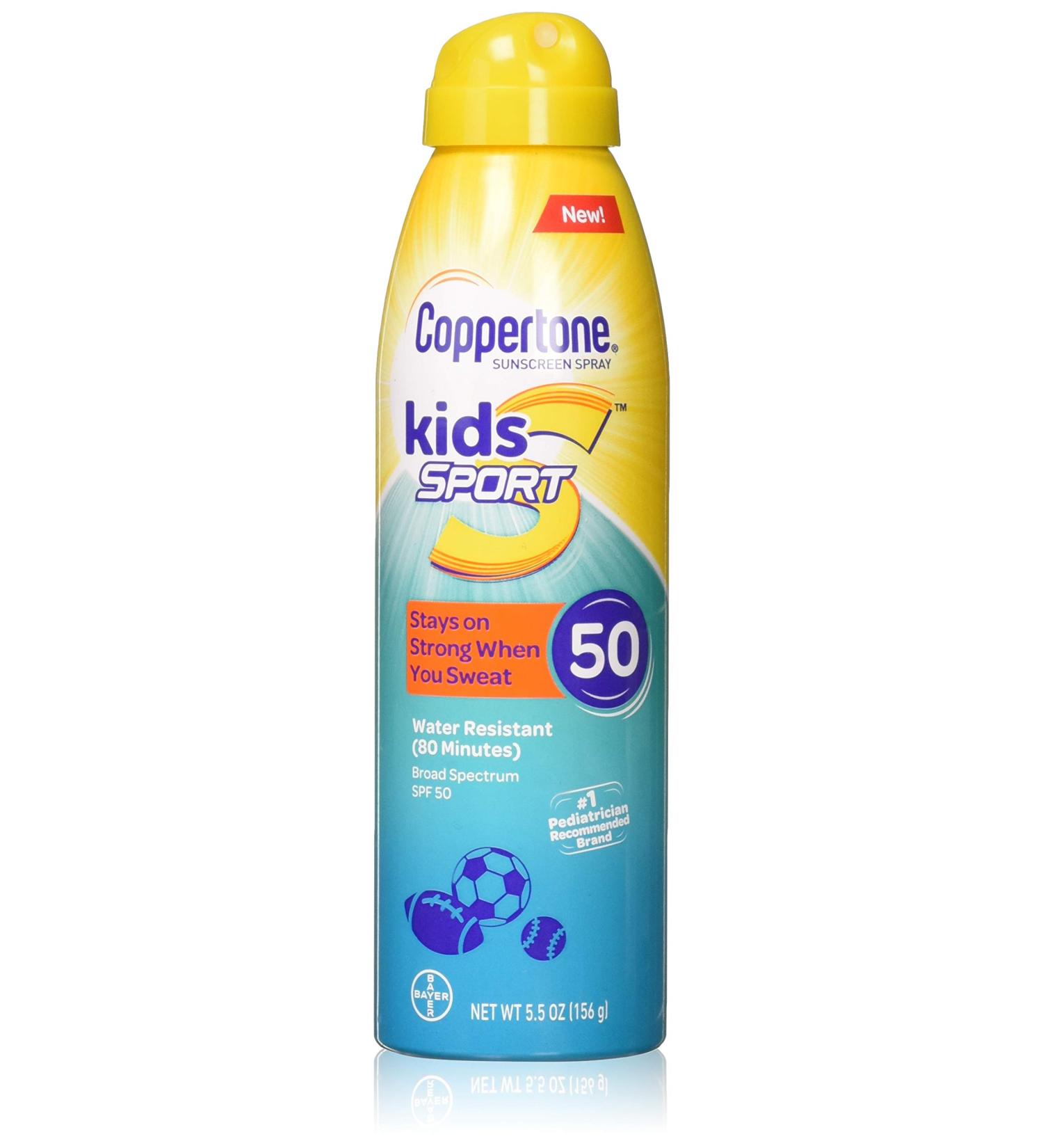 Coppertone Kids Sport Continuous Spray SPF 50 5.5 Oz (CT00713) - Sun Protection for Active Kids - Buy Online on SooperMarket.com