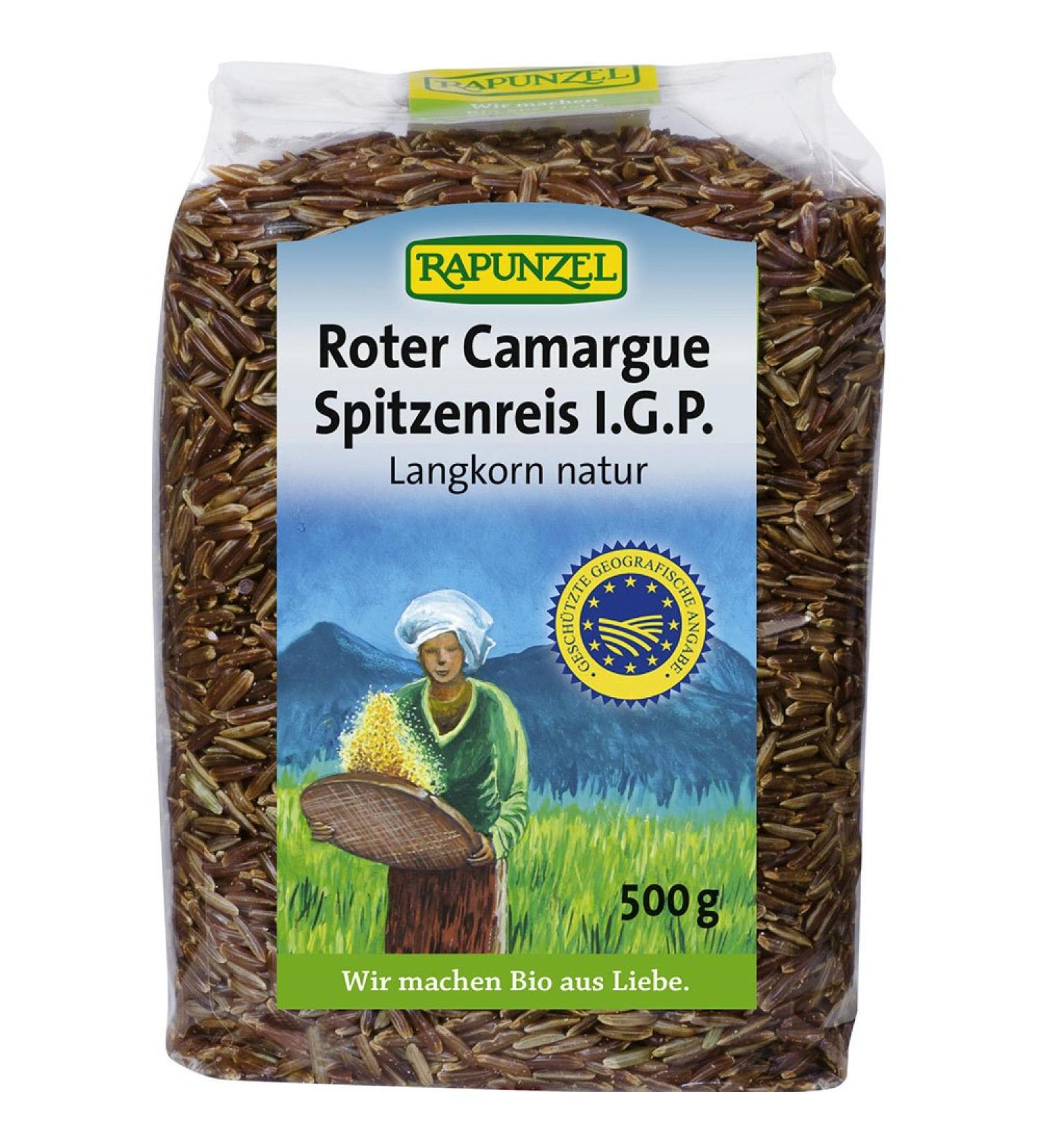 Rapunzel Organic Red Camargue Premium Rice Natural IGP / Wholegrain (6 x 500 gr) 500 g (pack of 6)