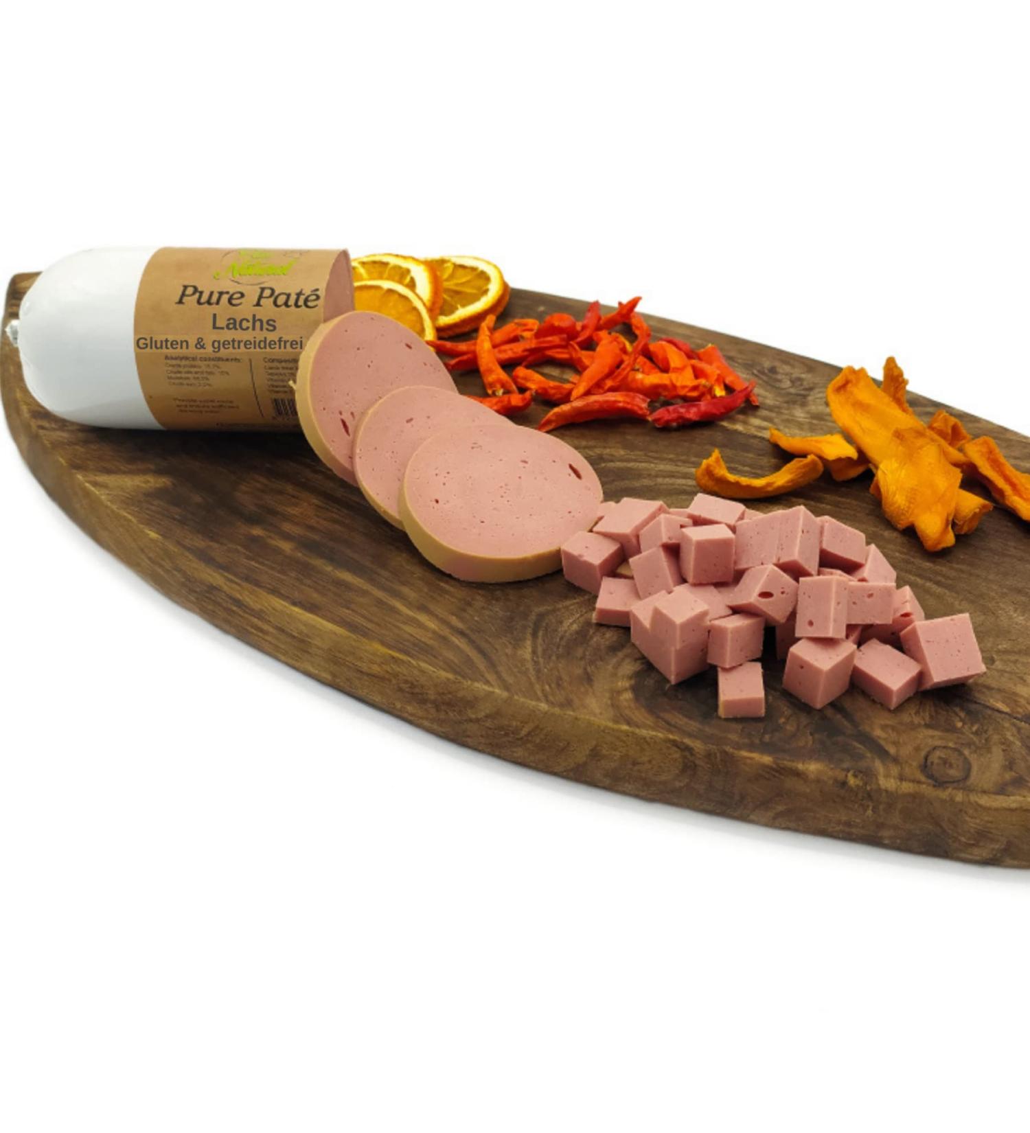 Paw Natural Hundenwurst Cutting Festival | 3x400g Gluten-Free Salmon Sausage | Fresh Meat from Healthy Animals | Shop Now! - Buy Online on SooperMarket.com
