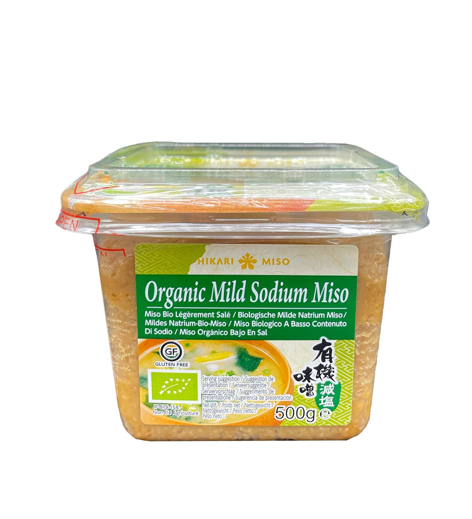 Hikari Miso Organic Low Sodium Miso Paste 500g - Authentic Japanese Flavor for Healthy Cooking - Buy Online on SooperMarket.com
