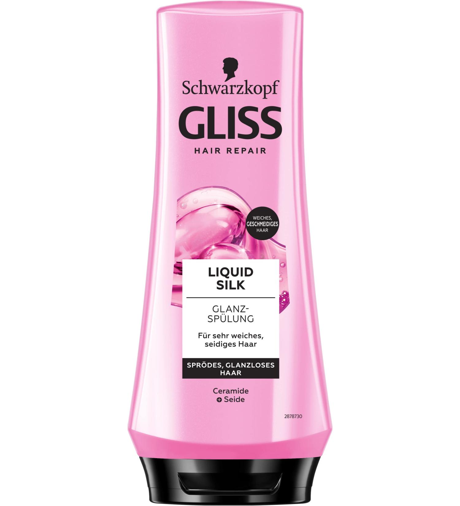 Gliss Flushing Liquid Silk 200ml - Nourishing Rinse for Shiny Supple Hair | Repair Brittle Hair - Buy Online on SooperMarket.com