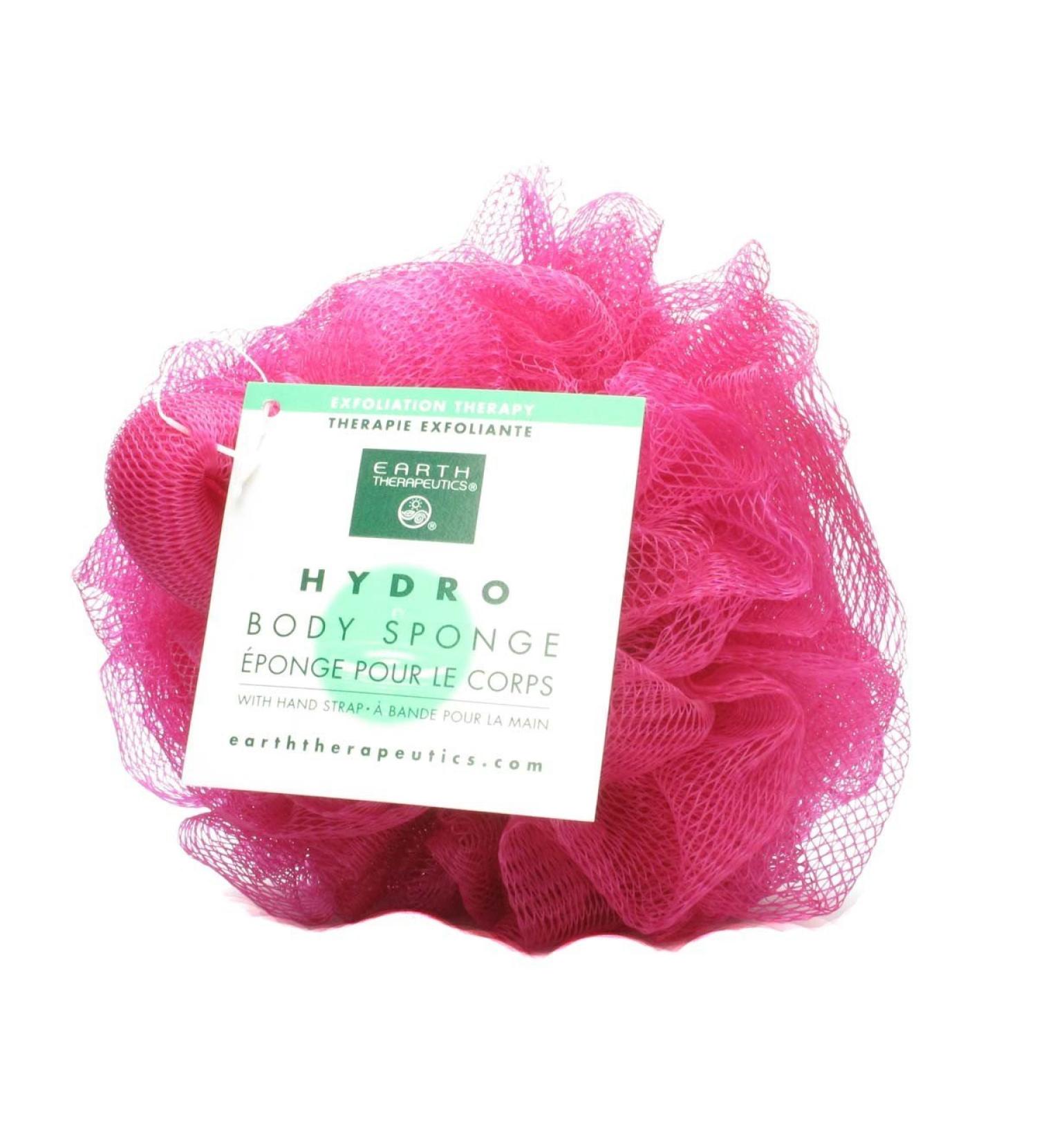 EARTH THERAPEUTICS HYDRO BDY SPONGE ROSE CT4