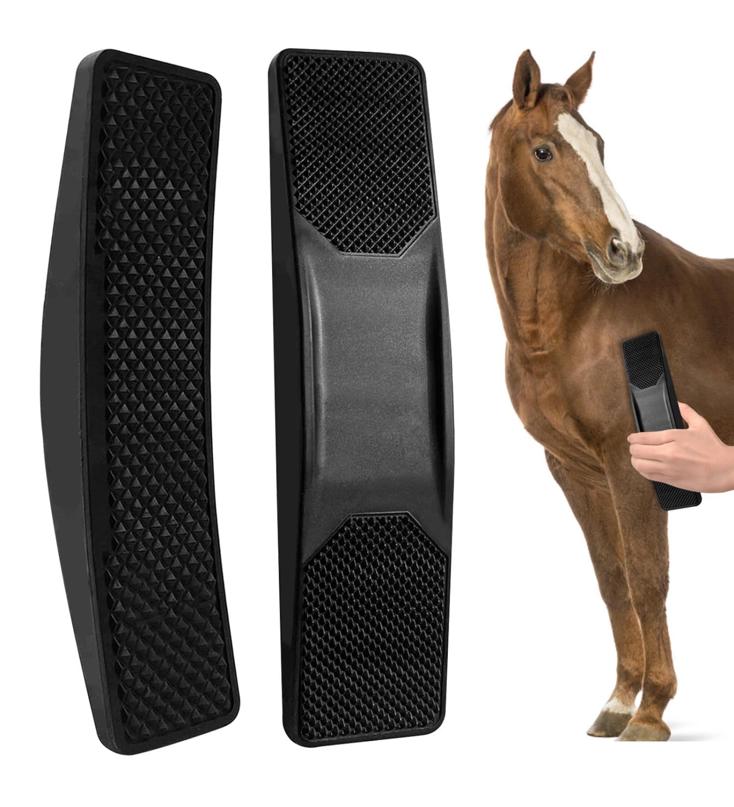 Tuofang 6-in-1 Multifunctional Horse Brush & Massage Comb for Effective Grooming - Black - Buy Online on SooperMarket.com