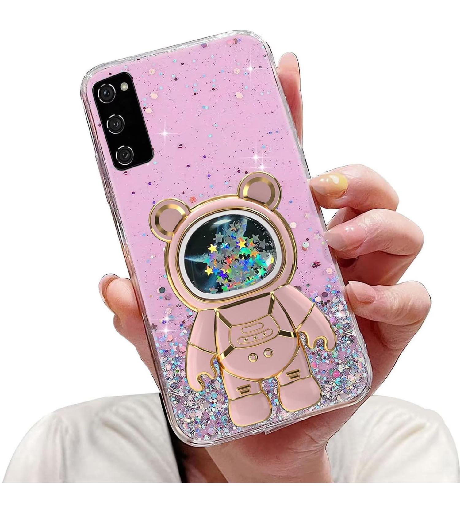 Buy Tivenfezk Nadoli Samsung Galaxy A51 Astronaut Glitter Case - Soft Silicone Bling Cover Transparent Protective Shell - Treibsand B r Design - Buy Online on SooperMarket.com
