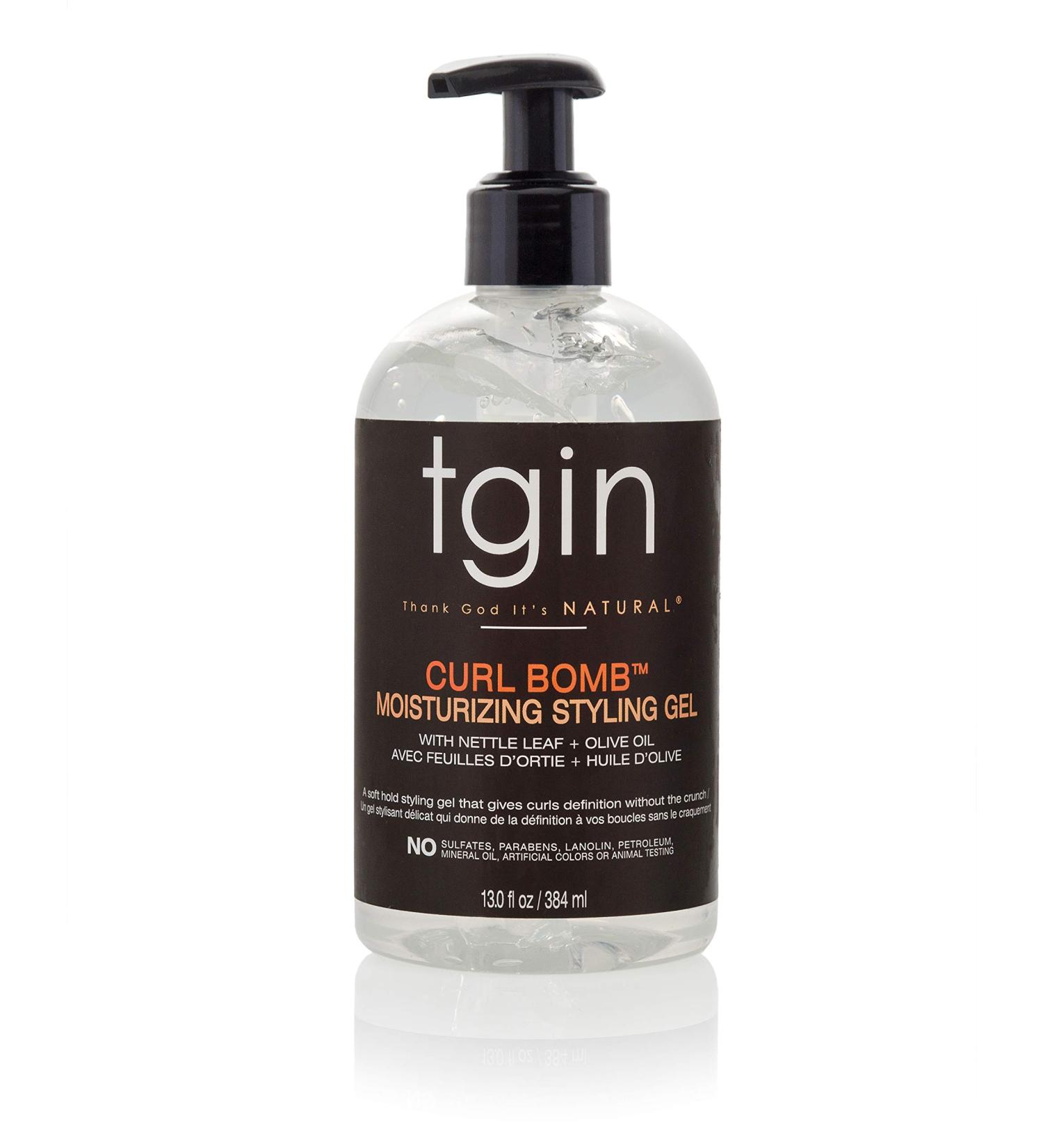 tgin Curl Bomb Moisturizing Styling Gel - 13 oz | For Natural, Dry, and Curly Hair - Buy Online on SooperMarket.com
