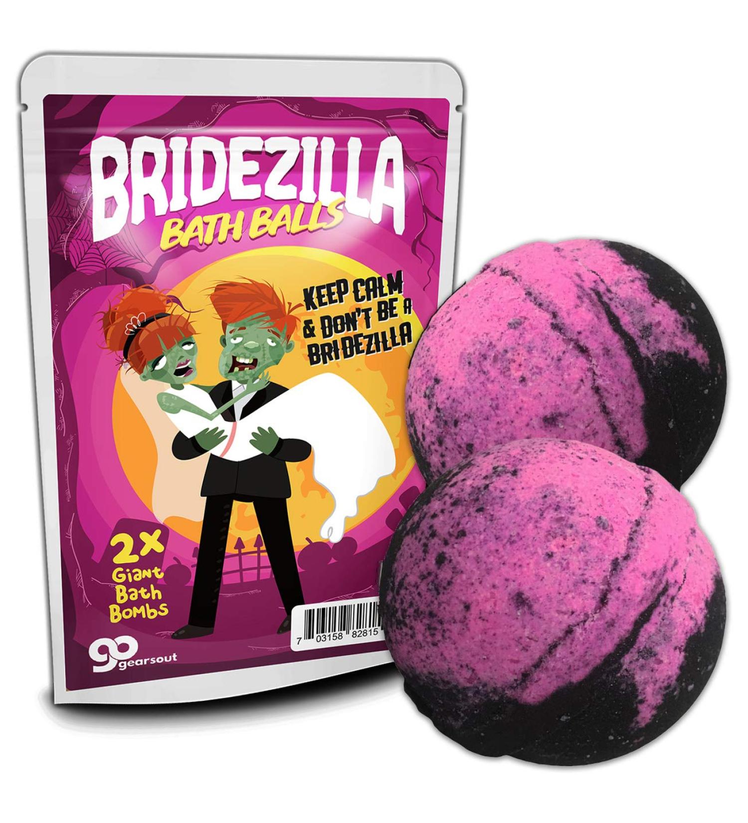 Bridezilla Bath Balls - XL Zombie Bride & Groom Bath Bombs for Women - Handcrafted in the USA - 2pk - Buy Online on SooperMarket.com
