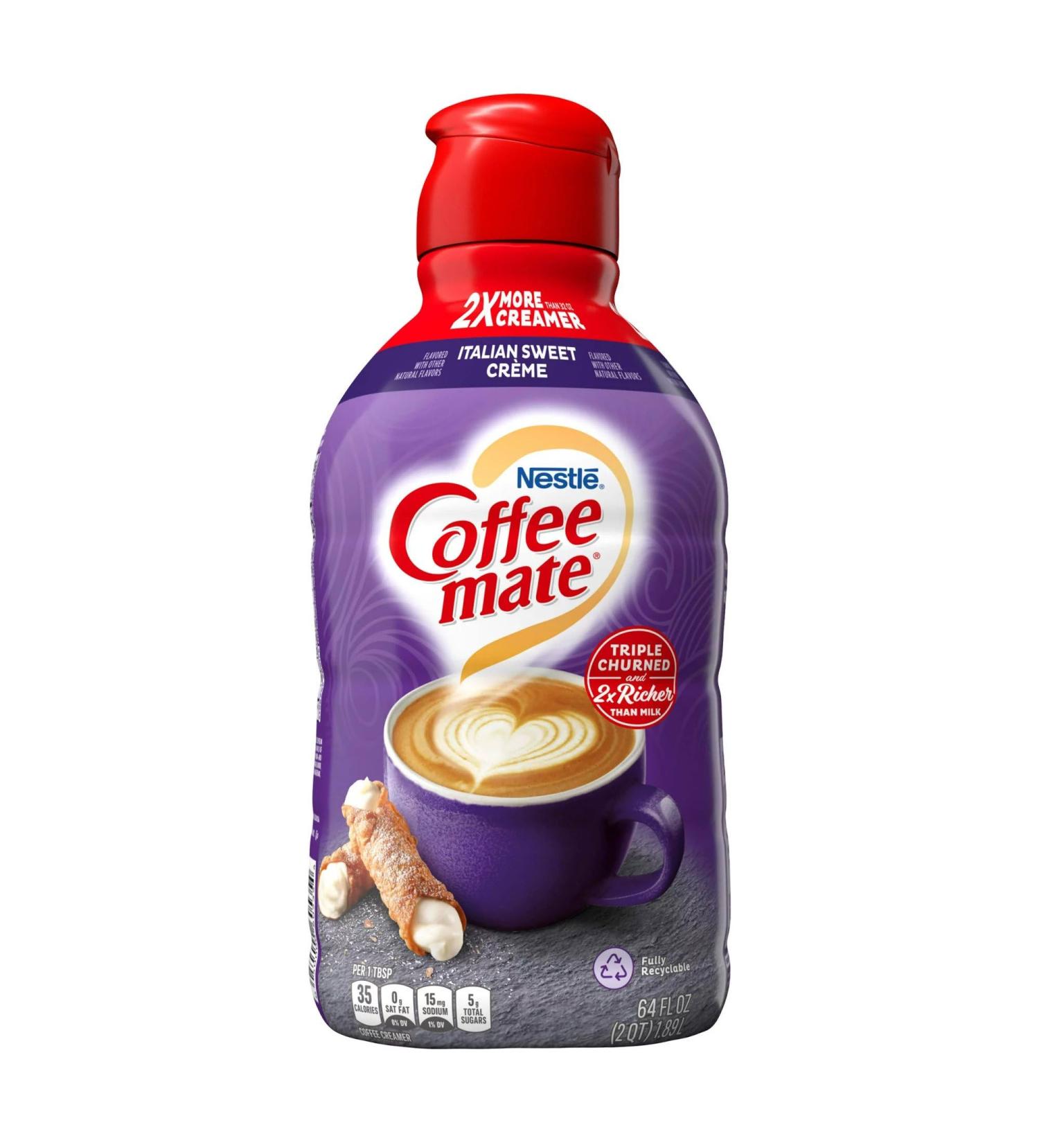 Nestle Coffee mate Italian Sweet Creme Liquid Coffee Creamer - 64 fl oz (1.89L) - Buy Now for Creamy Coffee Delight! - Buy Online on SooperMarket.com