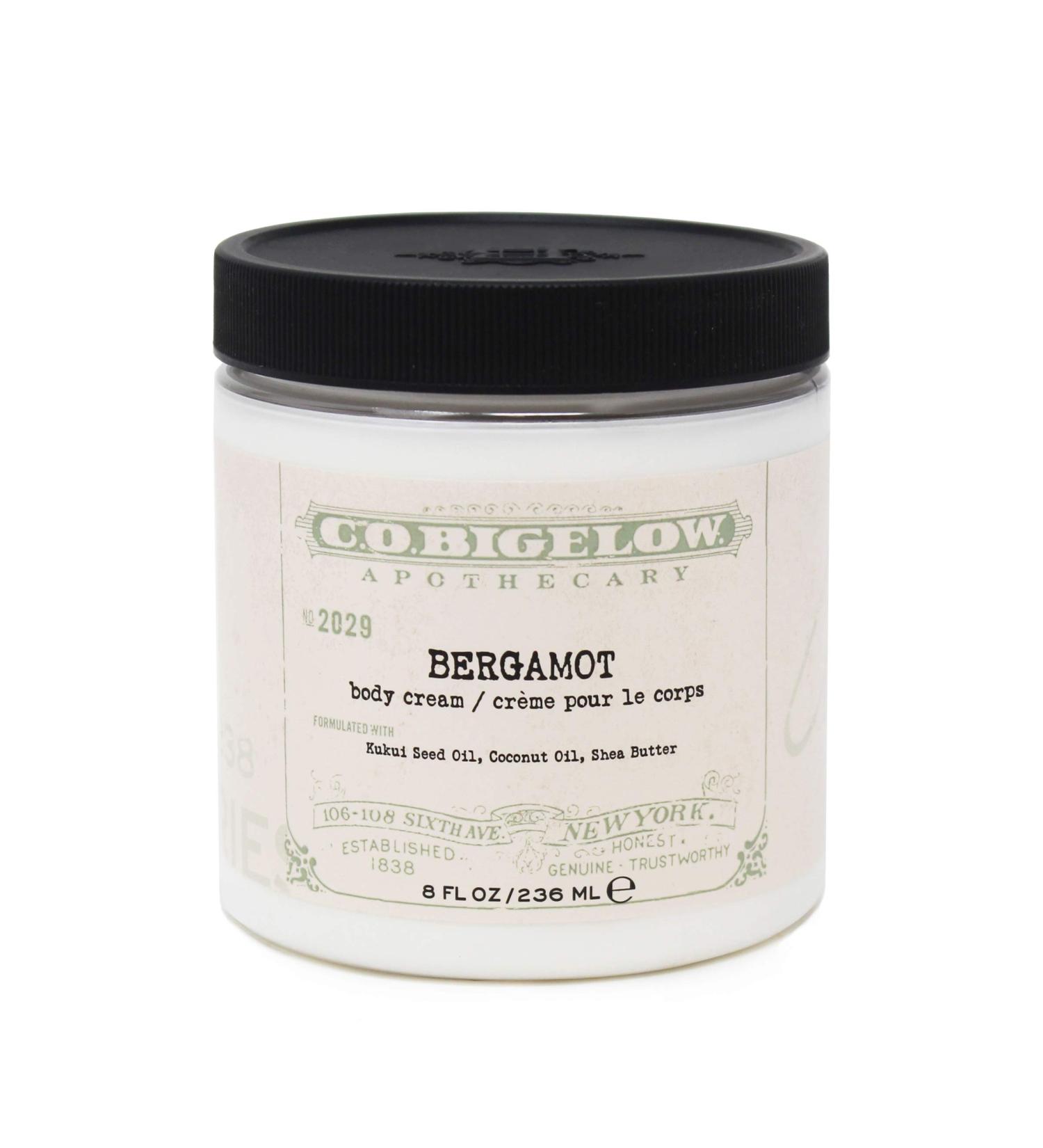 C.O. Bigelow Iconic Collection Bergamot Body Cream - Nourishing Kukui Seed Oil Coconut Oil & Shea Butter | 8 fl oz Shop Internationally - Buy Online on SooperMarket.com