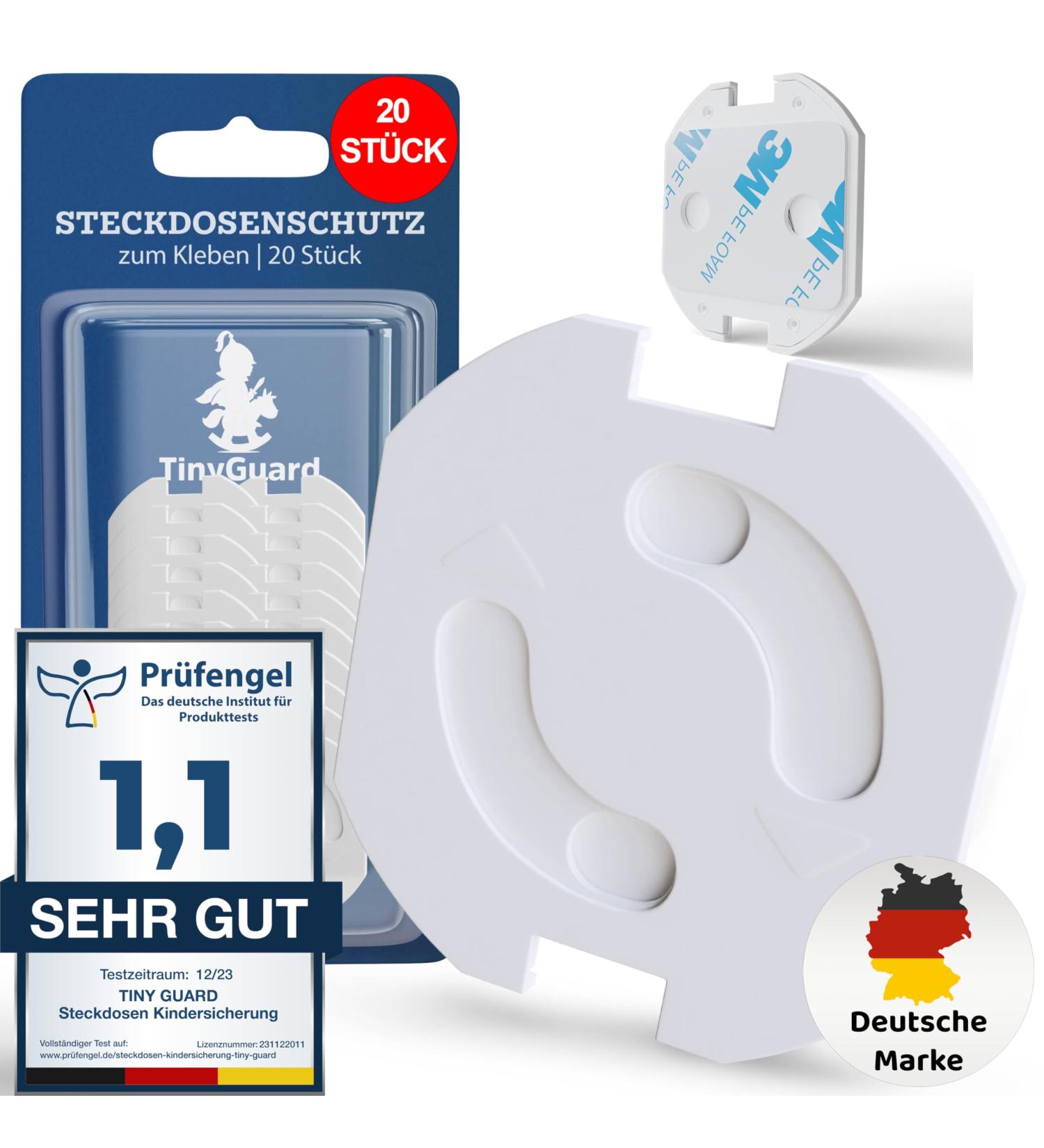 Tiny Guard Child Locking Sockets - 20 Piece Set | Safe Socket Protection for Babies & Toddlers - Secure Your Home Environment - Buy Online on SooperMarket.com